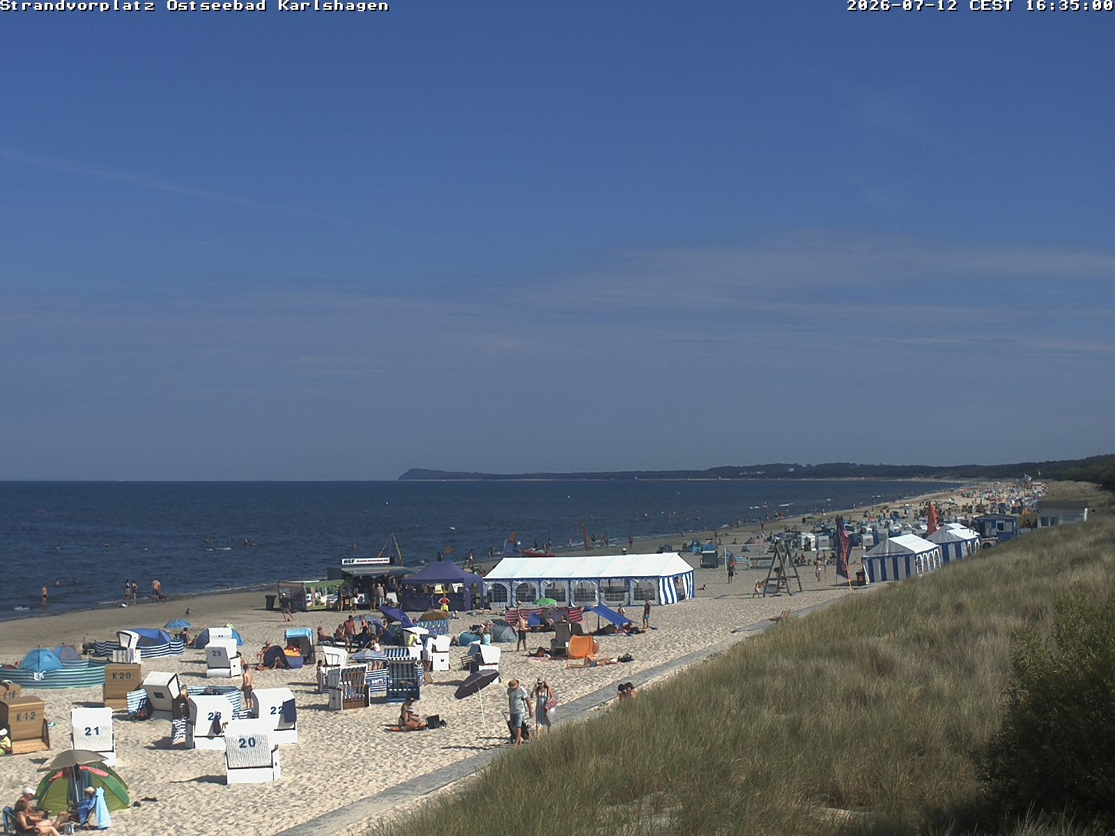 Archived image Webcam North east view Karlshagen beach