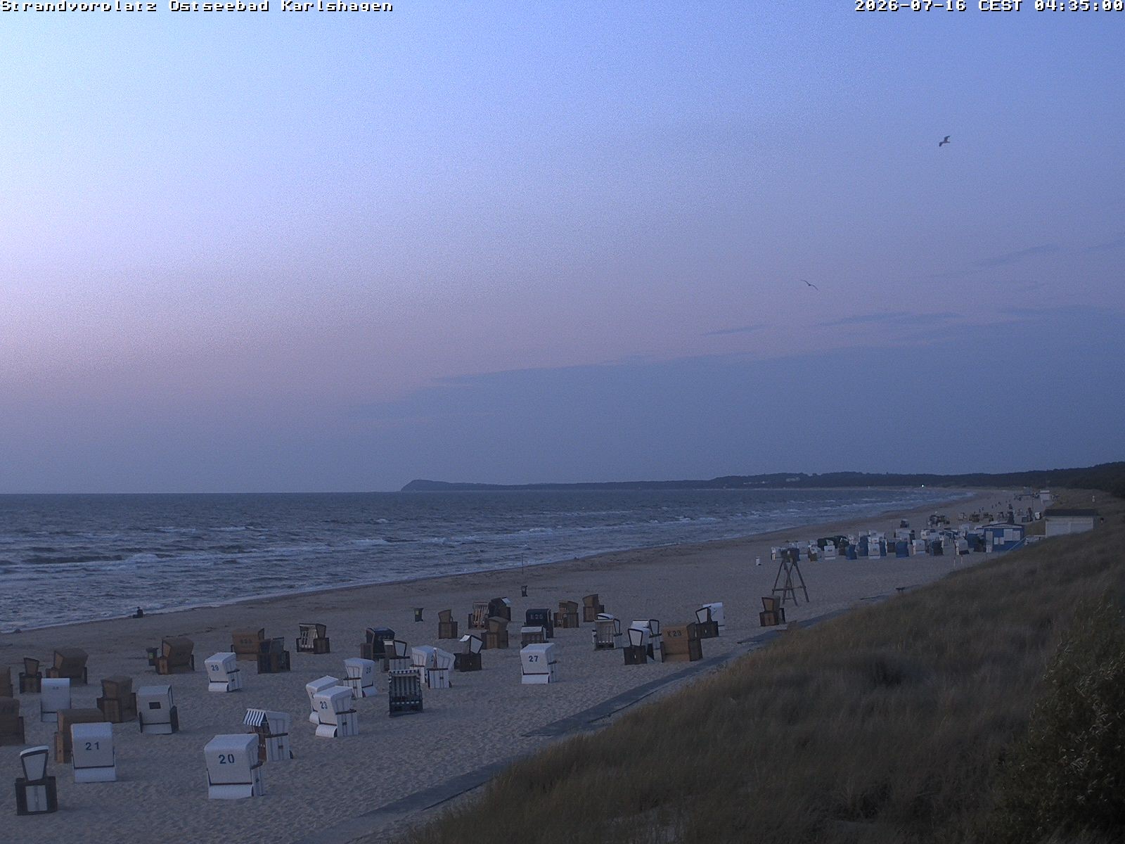 Archived image Webcam North east view Karlshagen beach