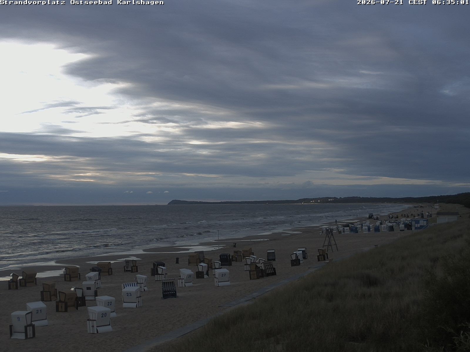 Archiv Foto Webcam Usedom: Strandvorplatz Karlshagen