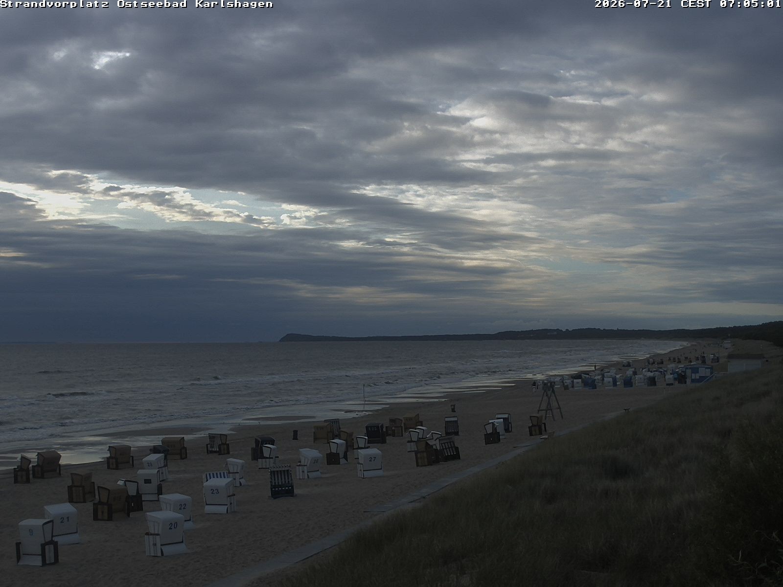 Archiv Foto Webcam Usedom: Strandvorplatz Karlshagen