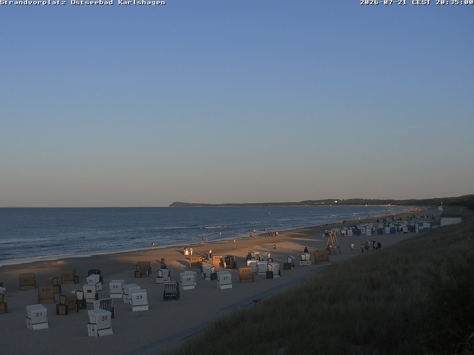 Archiv Foto Webcam Usedom: Strandvorplatz Karlshagen