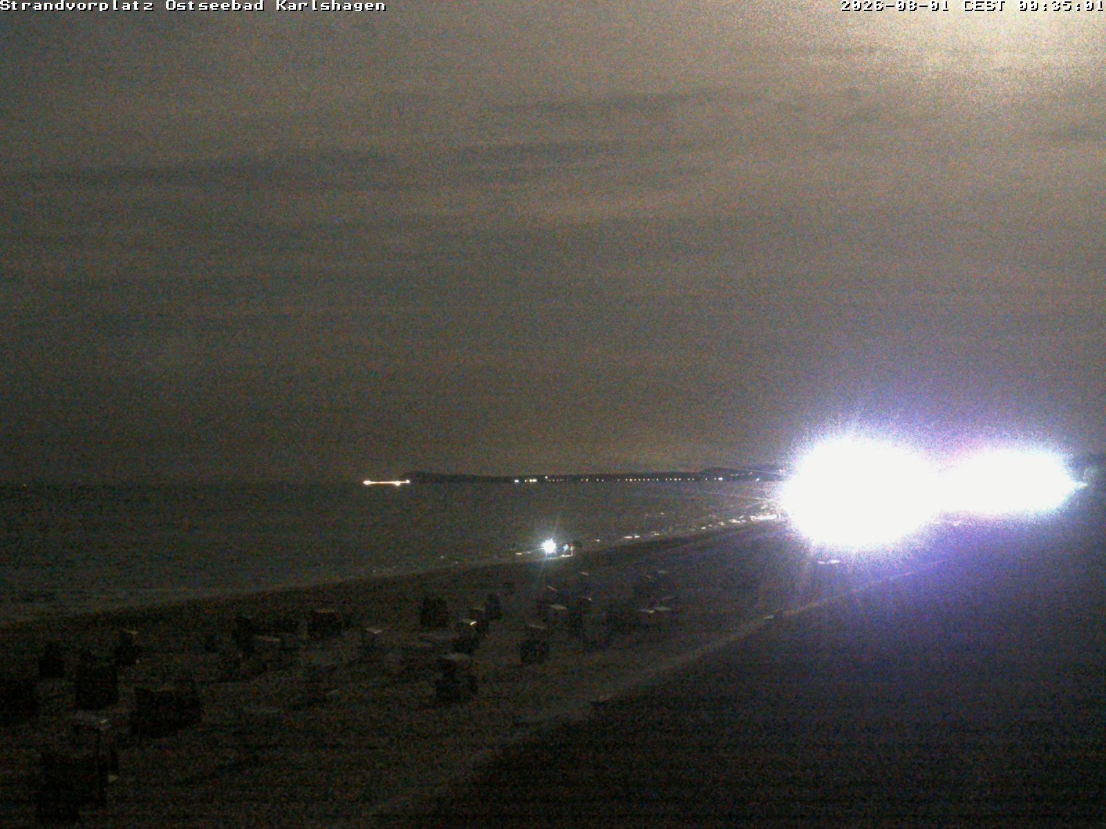Archiv Foto Webcam Usedom: Strandvorplatz Karlshagen