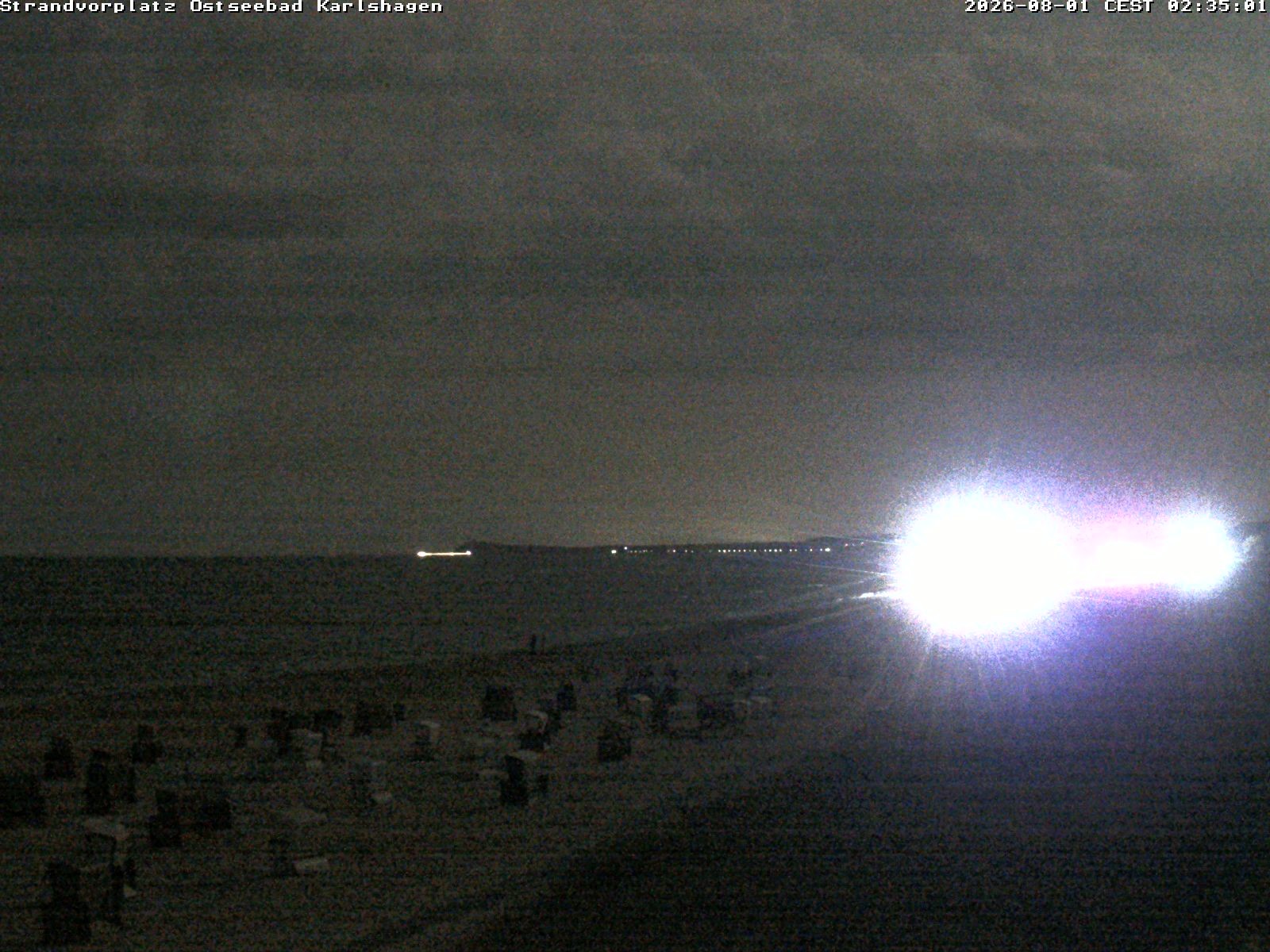 Archiv Foto Webcam Usedom: Strandvorplatz Karlshagen