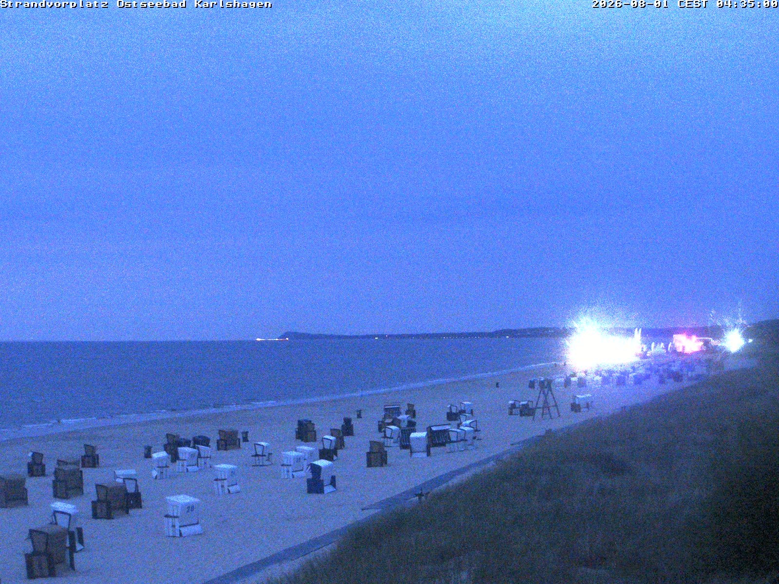 Archiv Foto Webcam Usedom: Strandvorplatz Karlshagen
