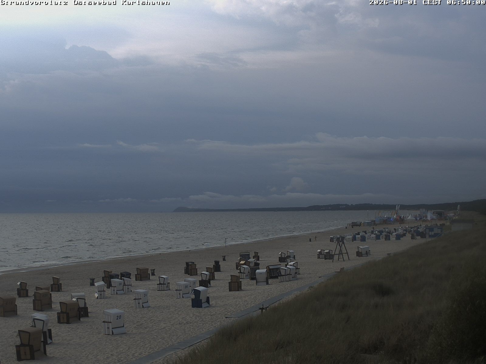 Archiv Foto Webcam Usedom: Strandvorplatz Karlshagen