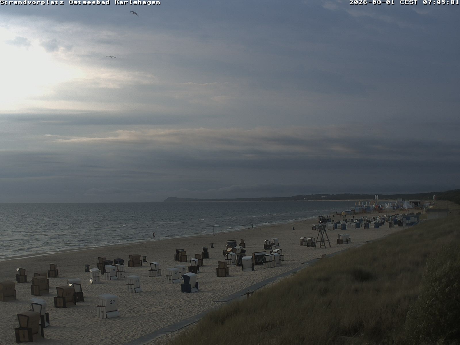 Archiv Foto Webcam Usedom: Strandvorplatz Karlshagen