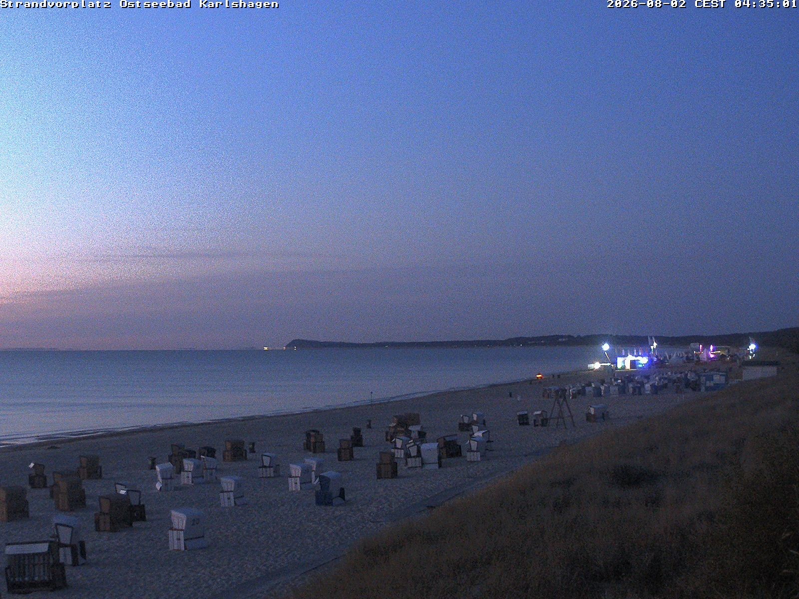 Archiv Foto Webcam Usedom: Strandvorplatz Karlshagen