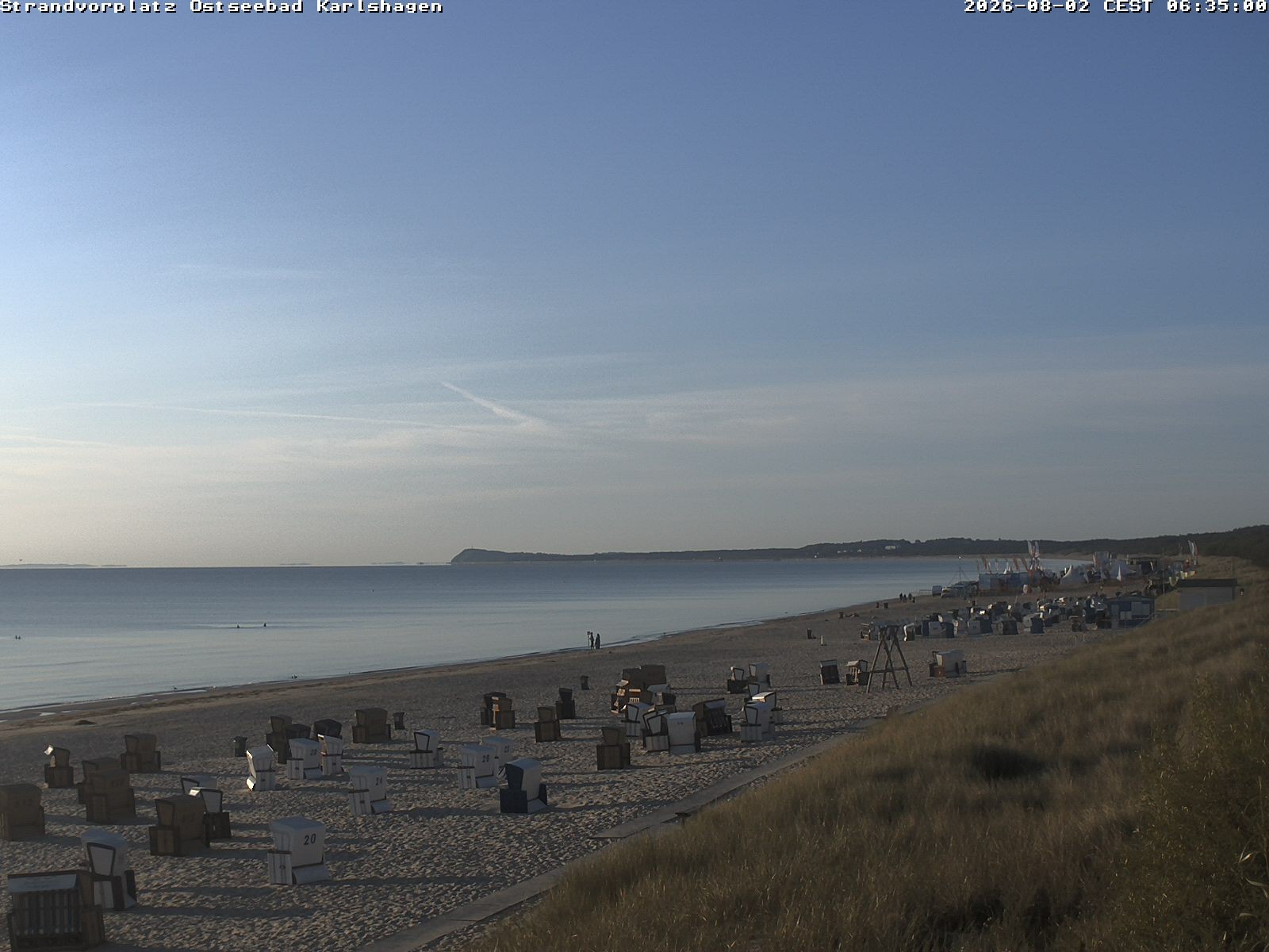 Archiv Foto Webcam Usedom: Strandvorplatz Karlshagen