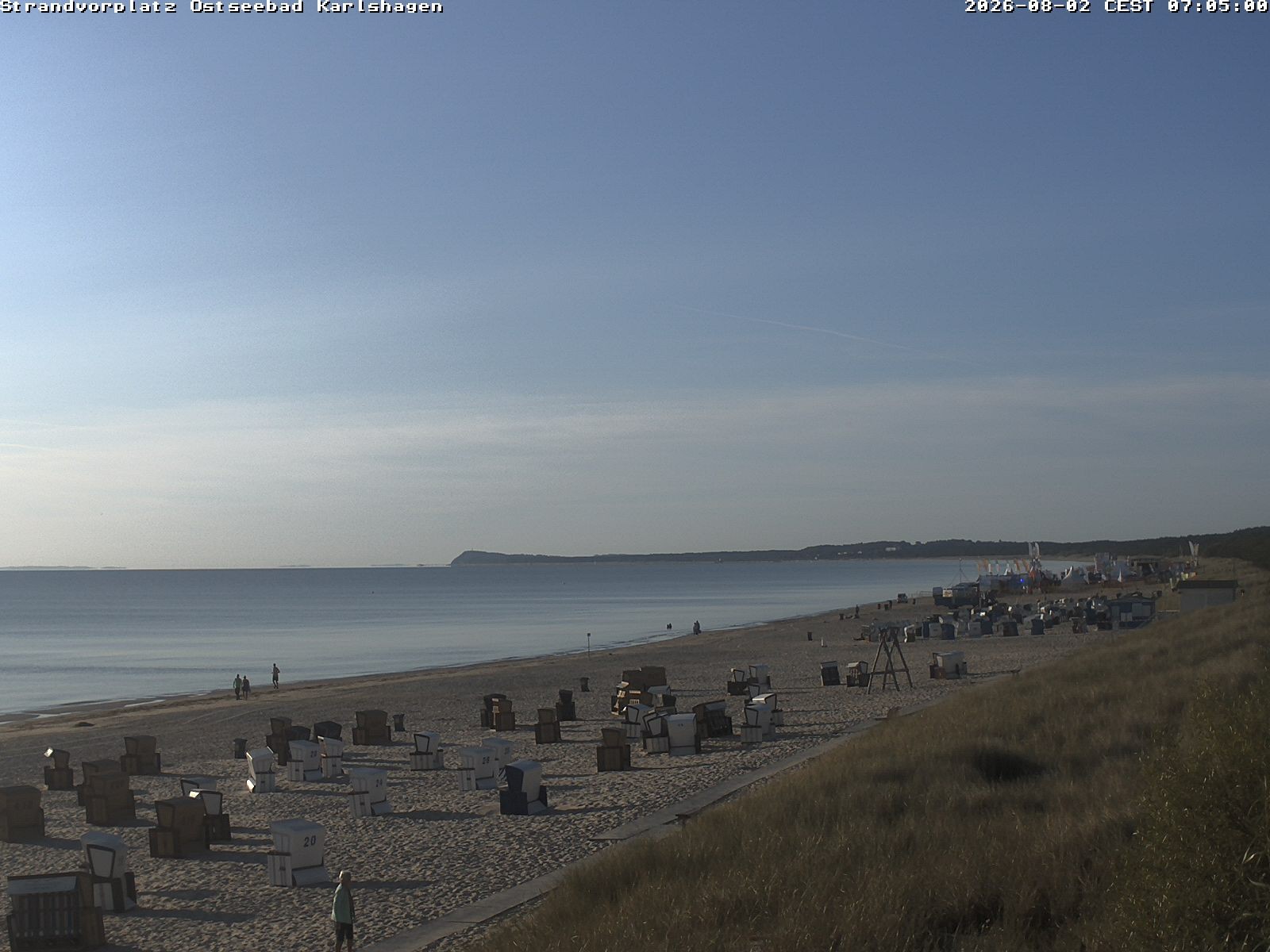 Archiv Foto Webcam Usedom: Strandvorplatz Karlshagen