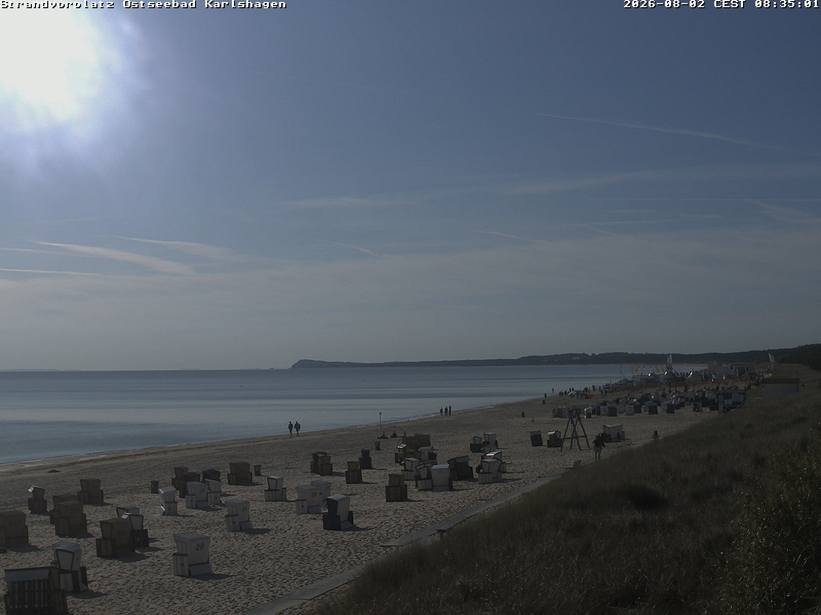 Archiv Foto Webcam Usedom: Strandvorplatz Karlshagen
