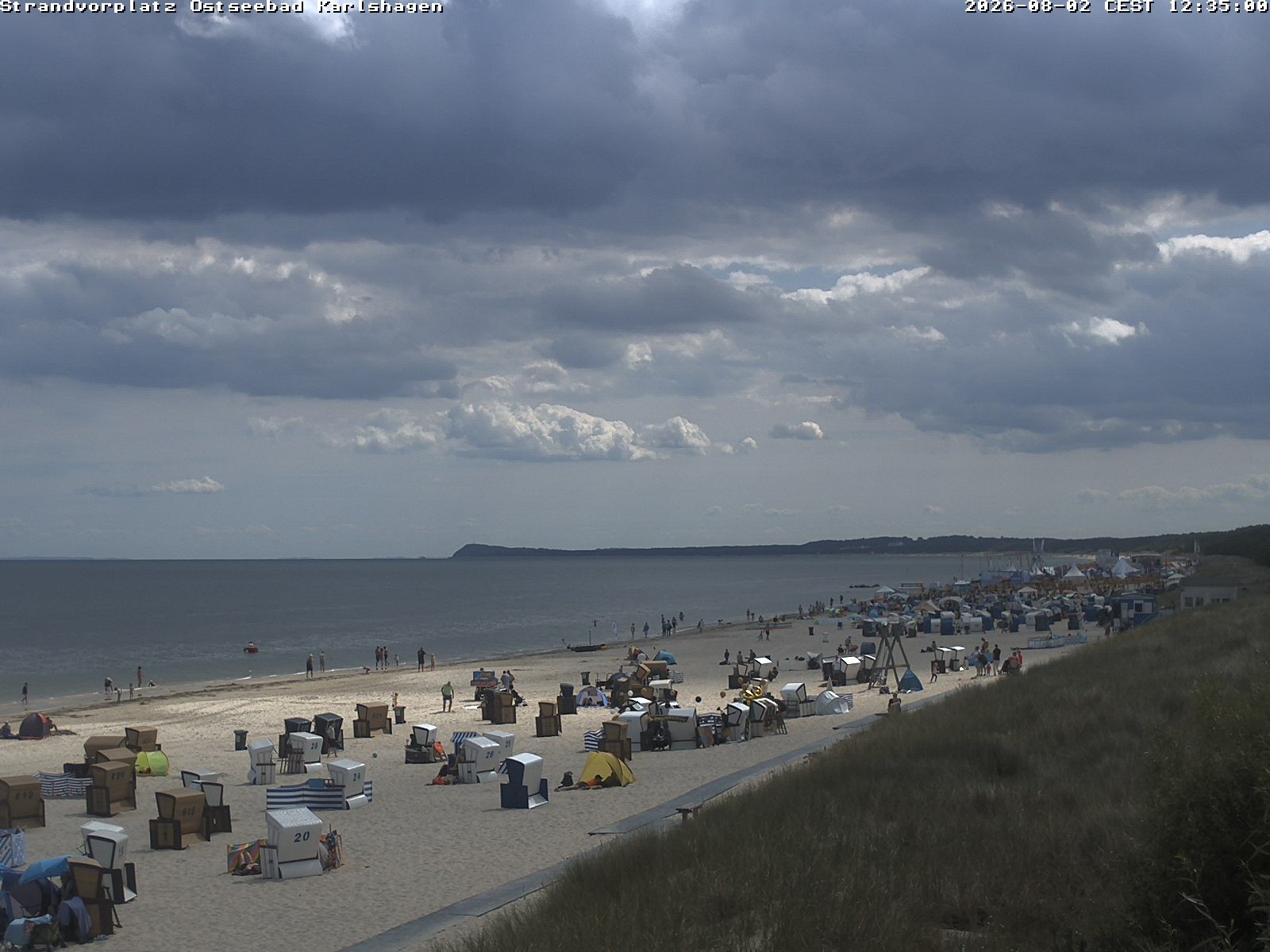 Archiv Foto Webcam Usedom: Strandvorplatz Karlshagen