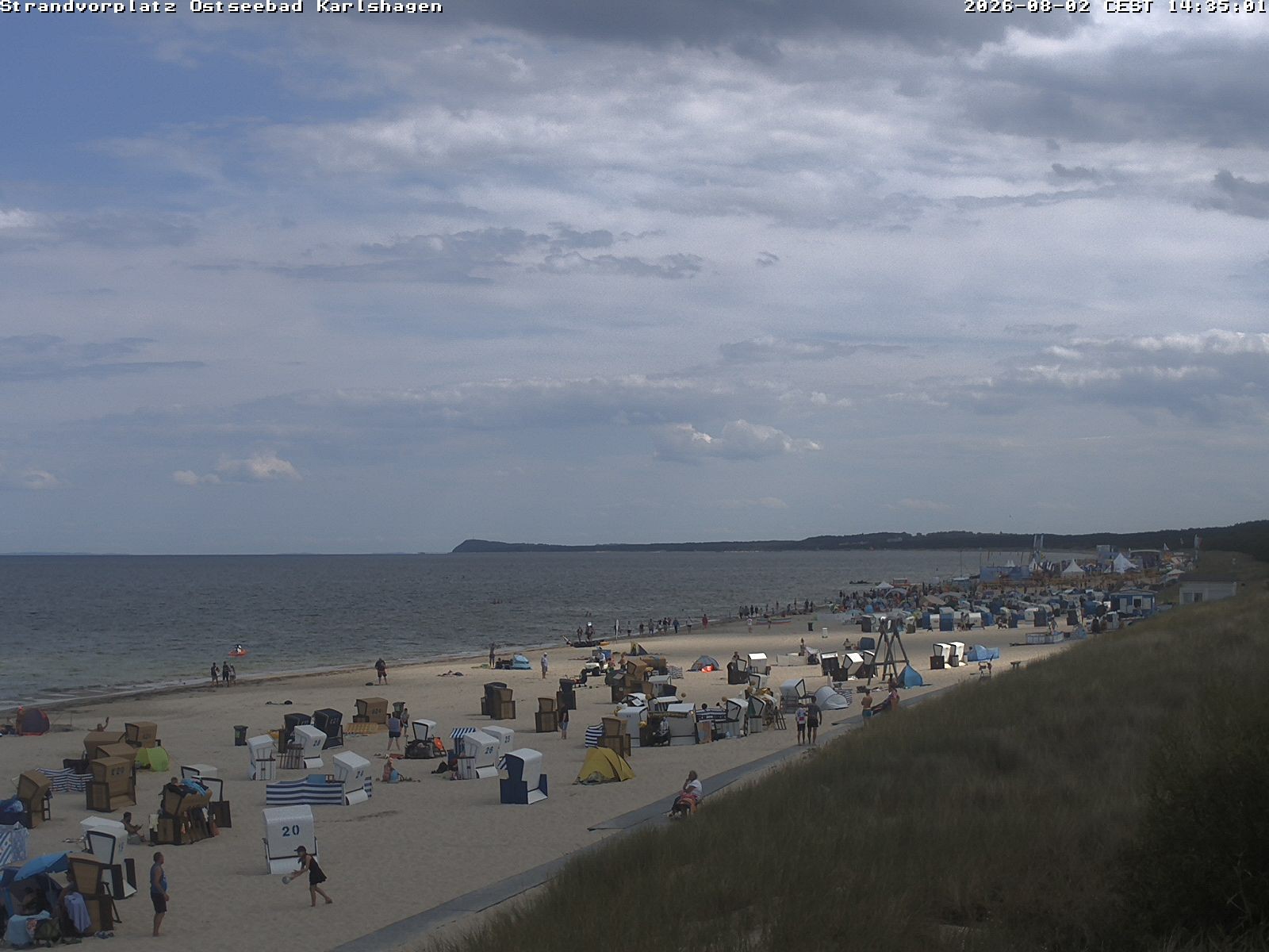 Archived image Webcam North east view Karlshagen beach