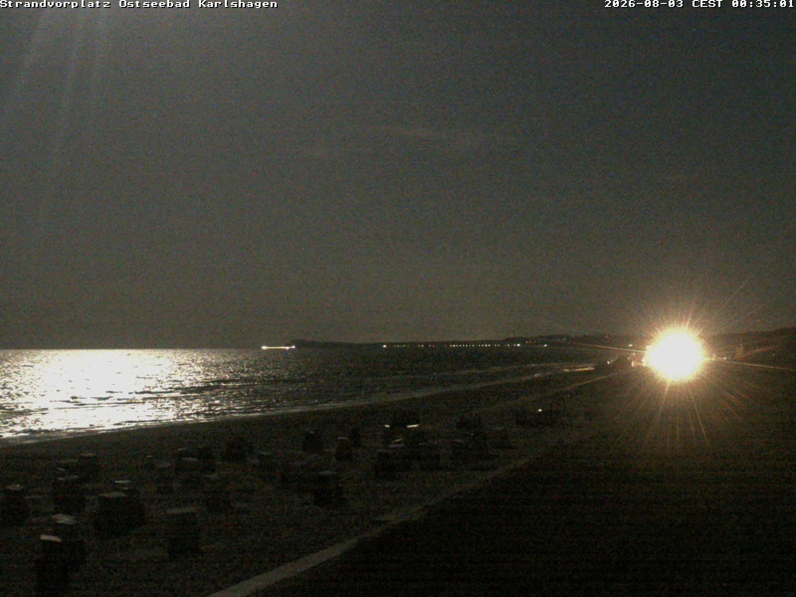 Archiv Foto Webcam Usedom: Strandvorplatz Karlshagen