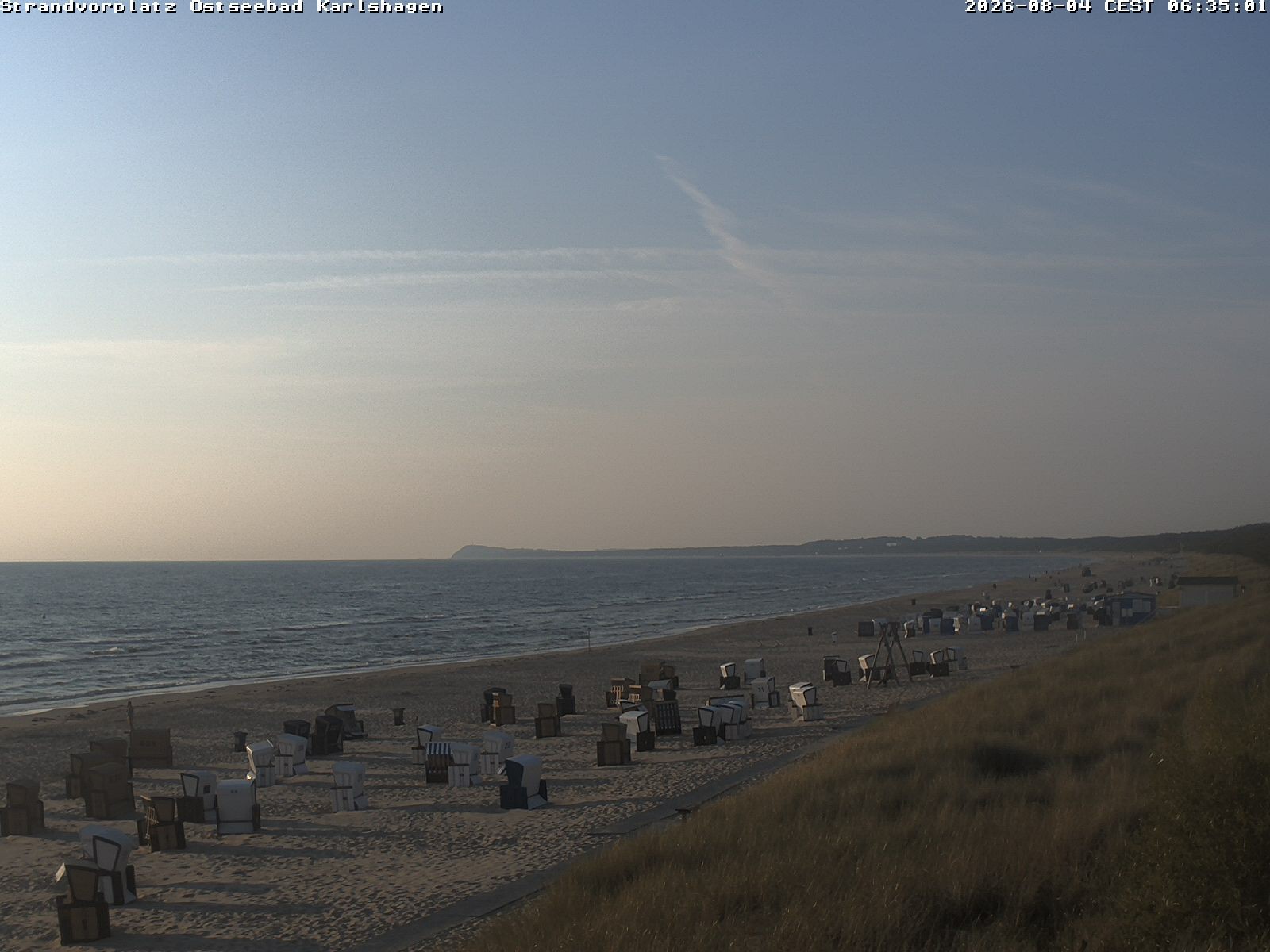 Archiv Foto Webcam Usedom: Strandvorplatz Karlshagen
