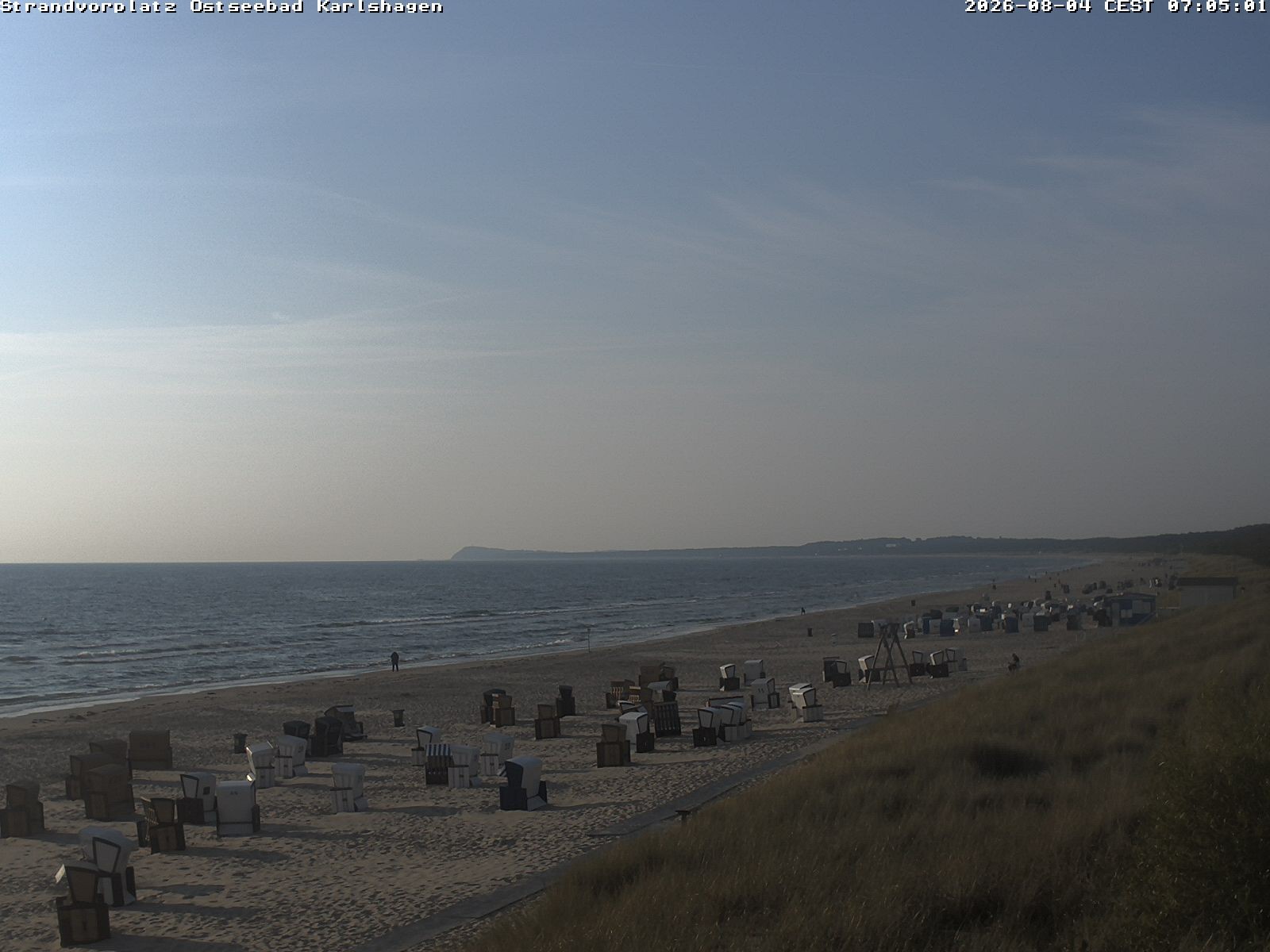 Archiv Foto Webcam Usedom: Strandvorplatz Karlshagen