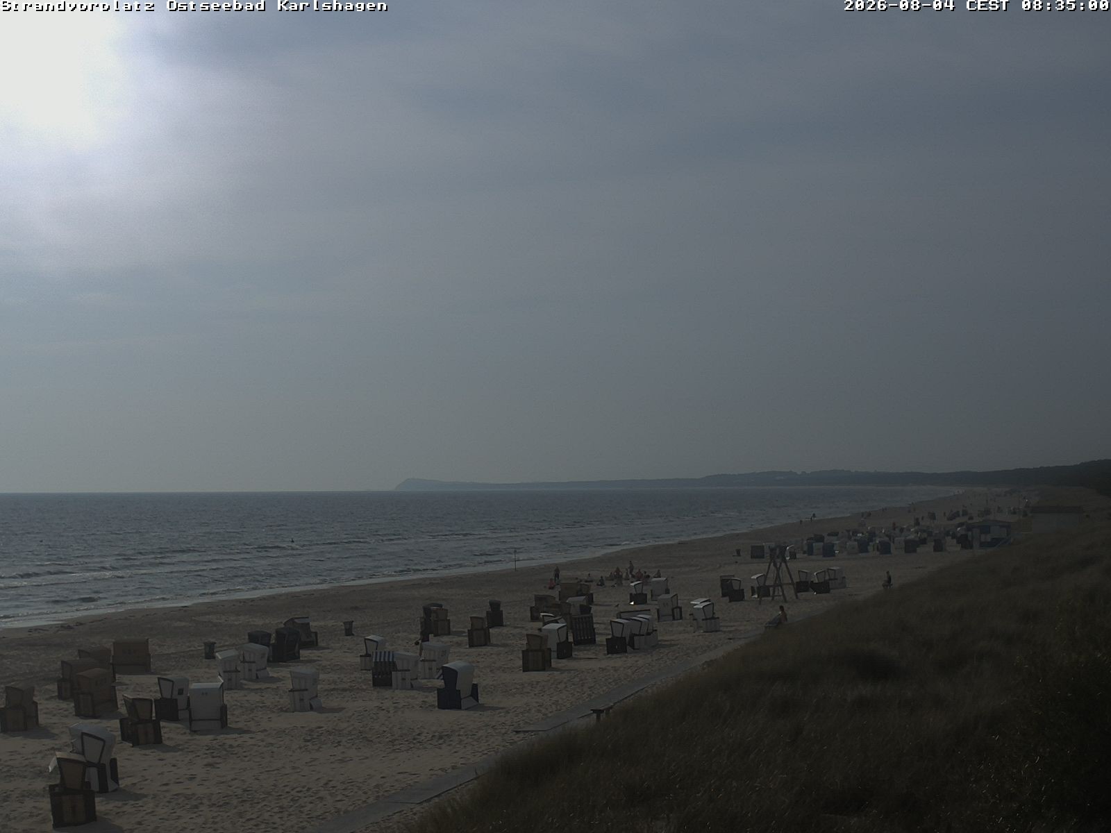 Archiv Foto Webcam Usedom: Strandvorplatz Karlshagen