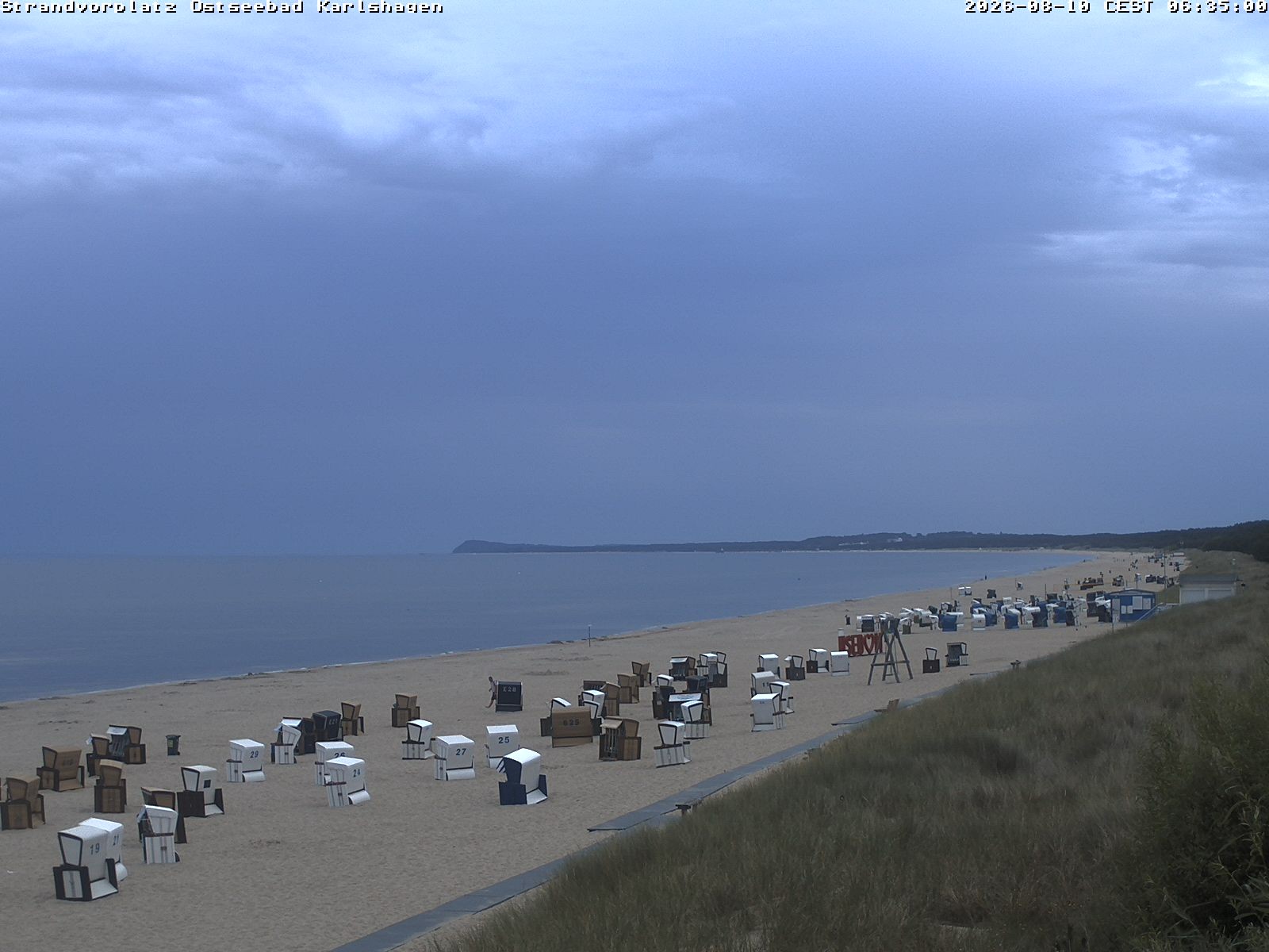 Archiv Foto Webcam Usedom: Strandvorplatz Karlshagen