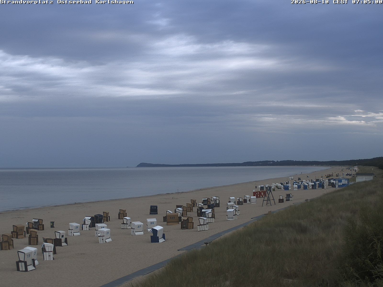 Archiv Foto Webcam Usedom: Strandvorplatz Karlshagen