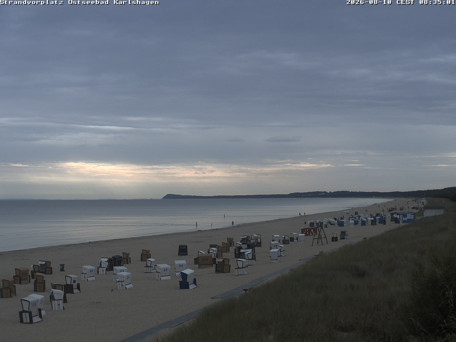 Archiv Foto Webcam Usedom: Strandvorplatz Karlshagen