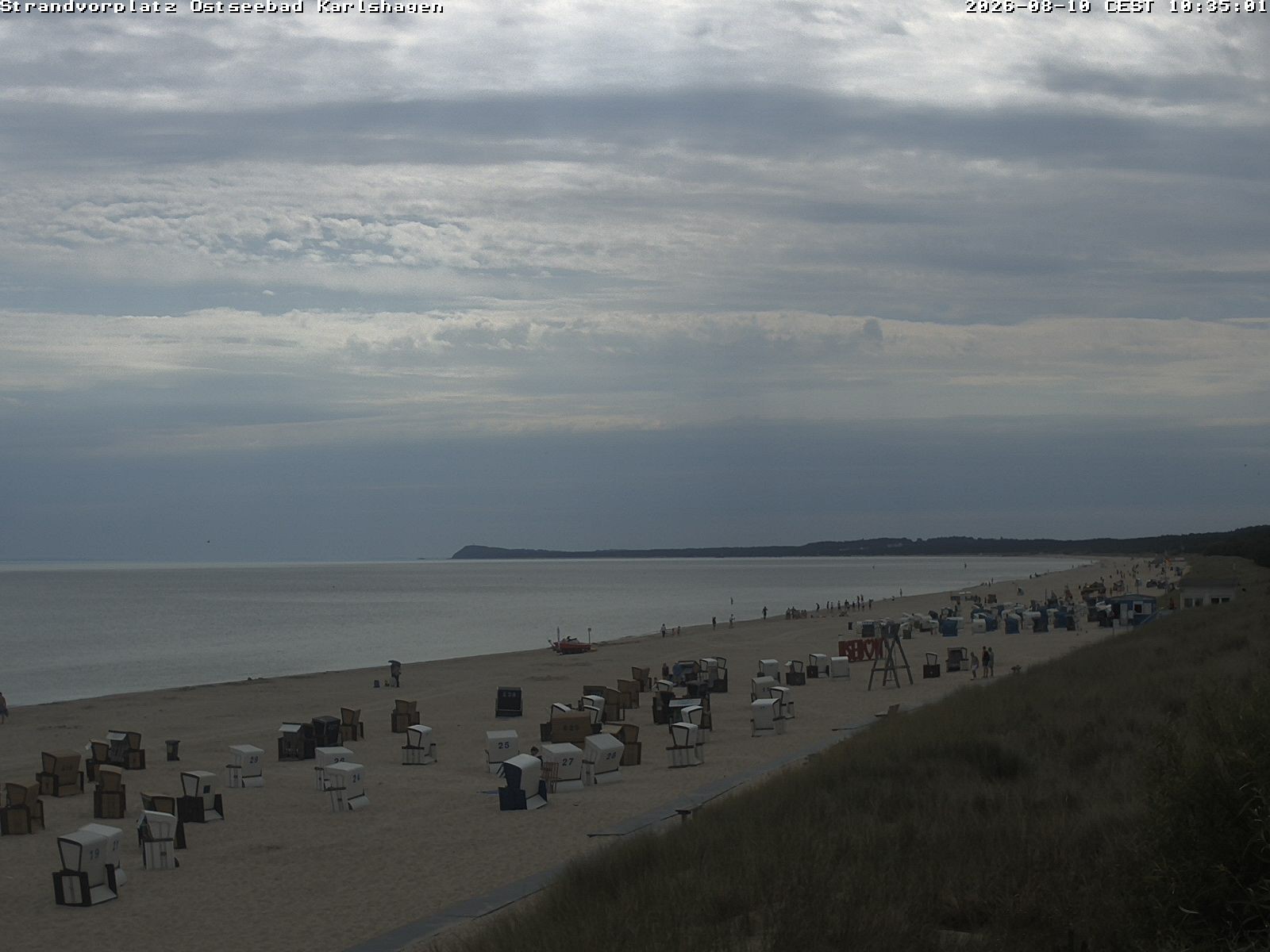 Archiv Foto Webcam Usedom: Strandvorplatz Karlshagen