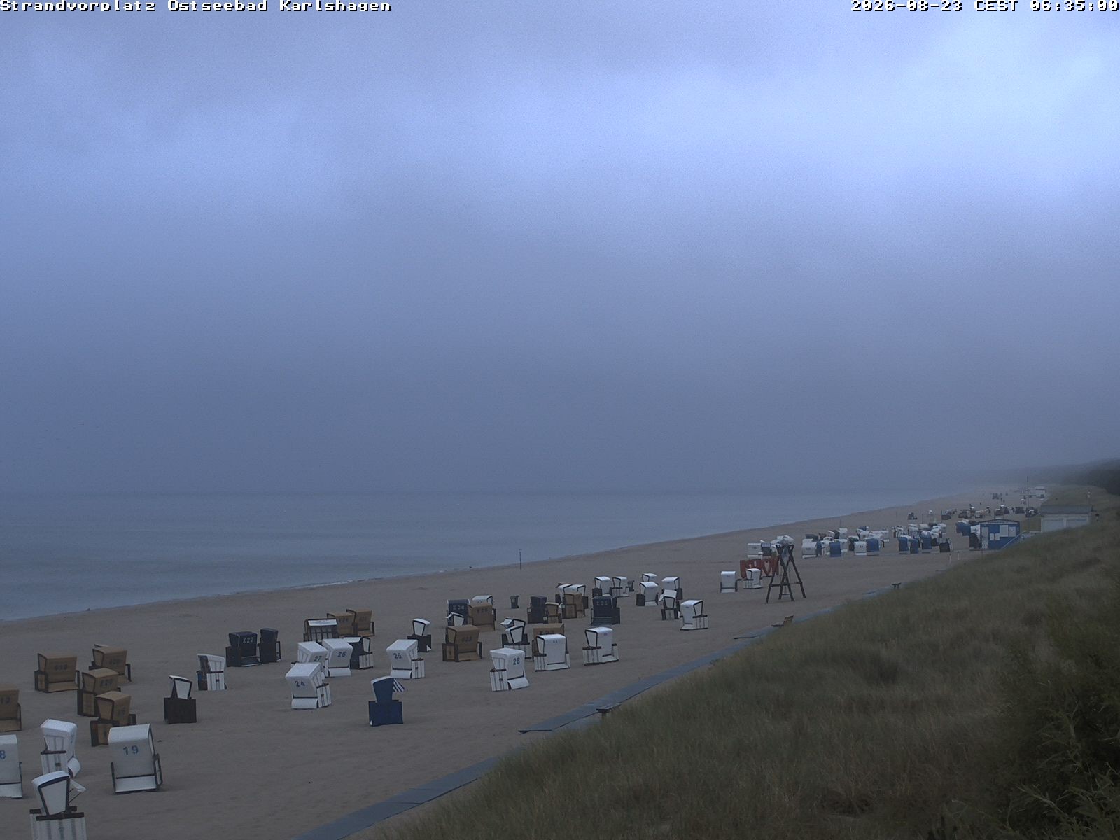 Archiv Foto Webcam Usedom: Strandvorplatz Karlshagen