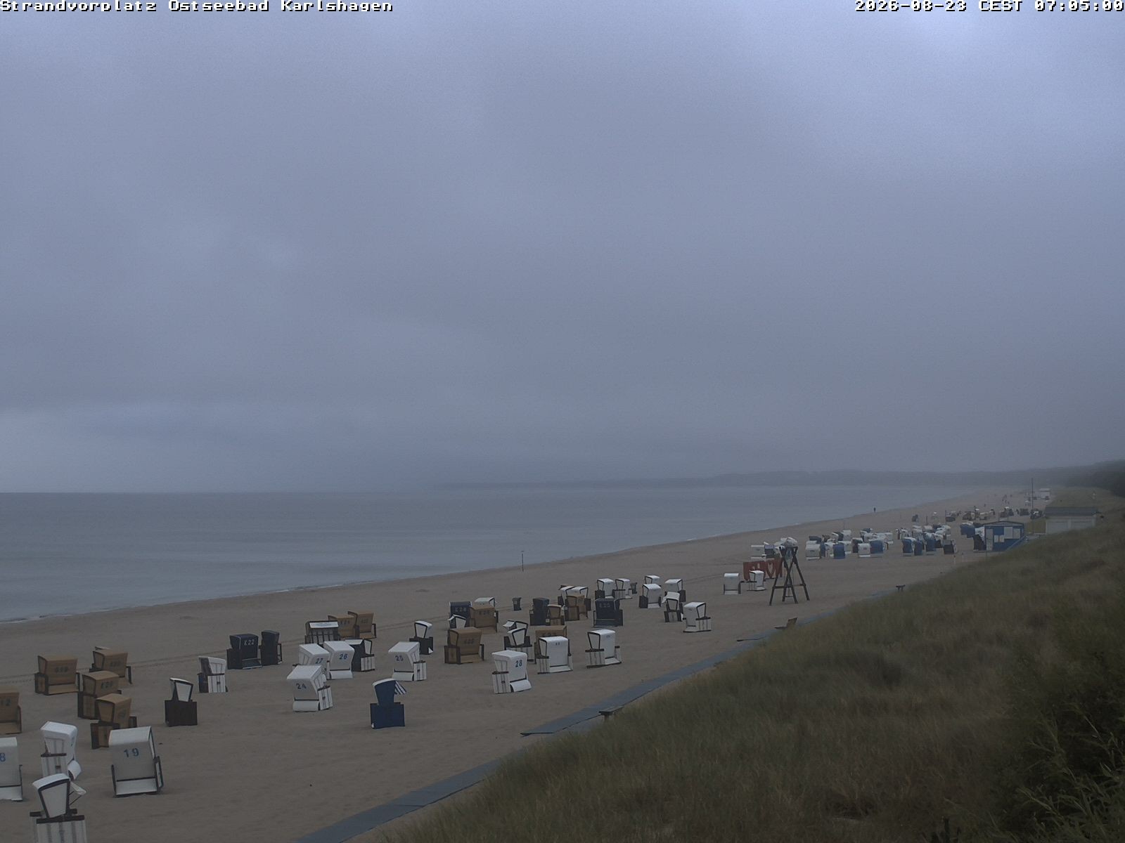 Archiv Foto Webcam Usedom: Strandvorplatz Karlshagen