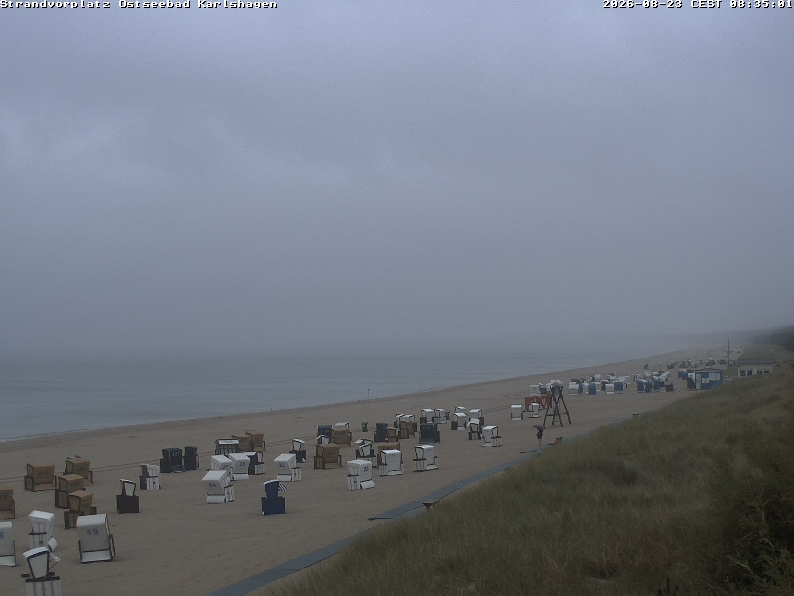 Archiv Foto Webcam Usedom: Strandvorplatz Karlshagen