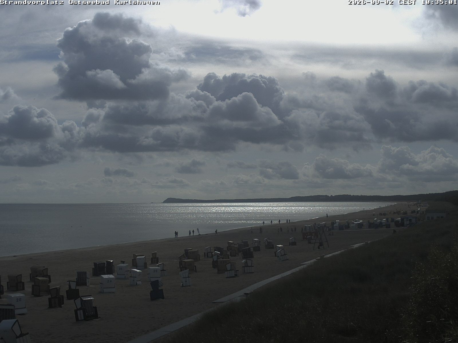 Archiv Foto Webcam Usedom: Strandvorplatz Karlshagen