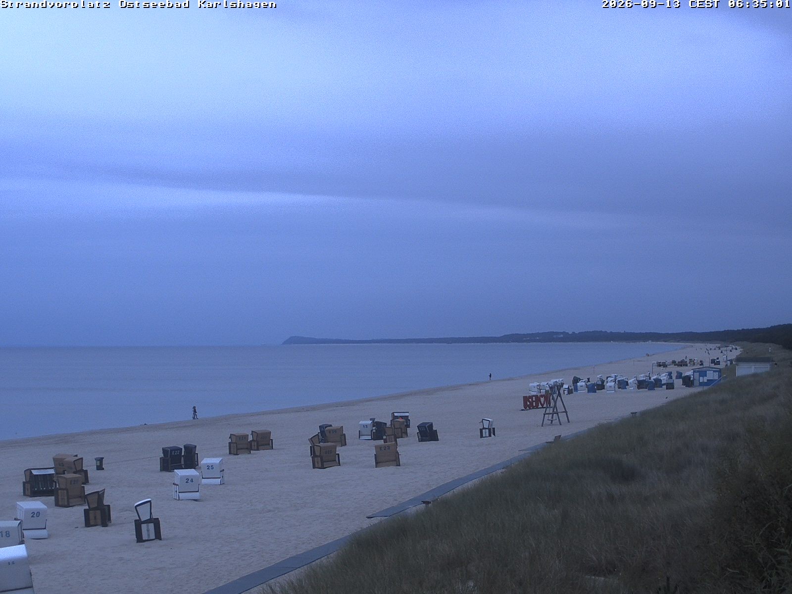 Archiv Foto Webcam Usedom: Strandvorplatz Karlshagen
