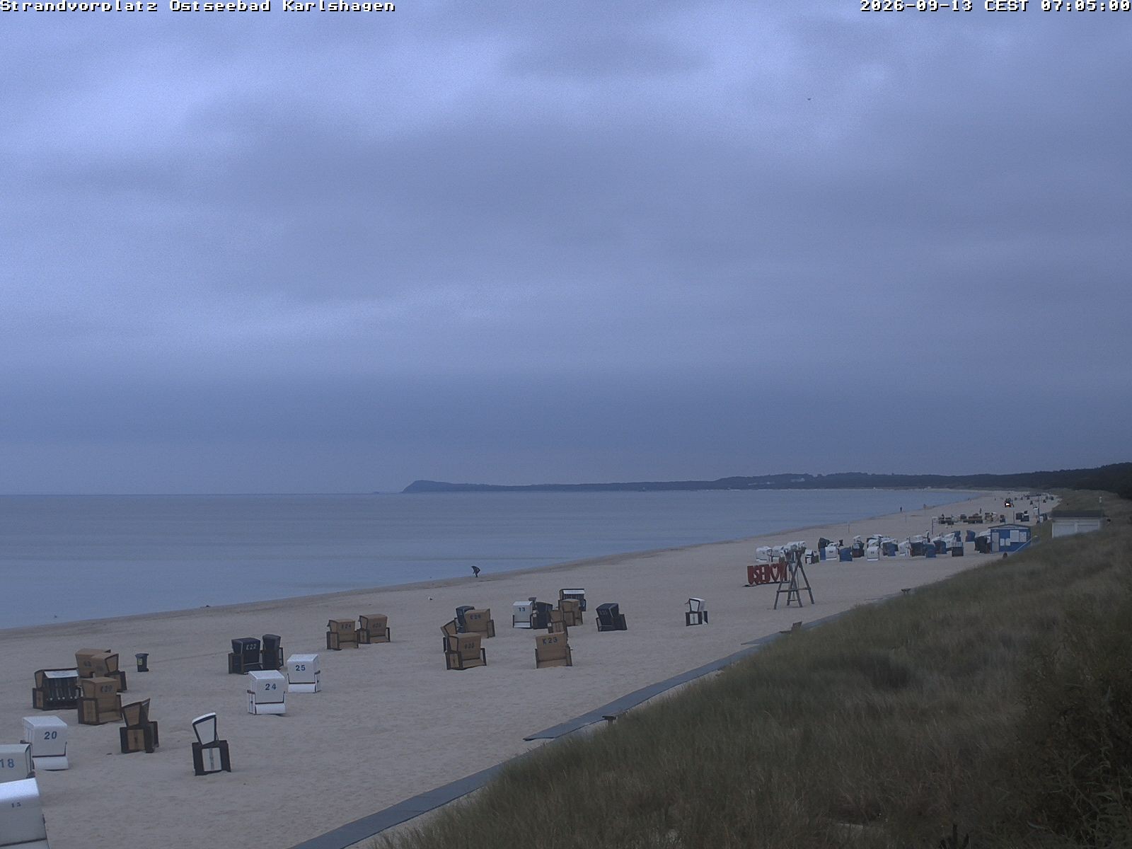 Archiv Foto Webcam Usedom: Strandvorplatz Karlshagen
