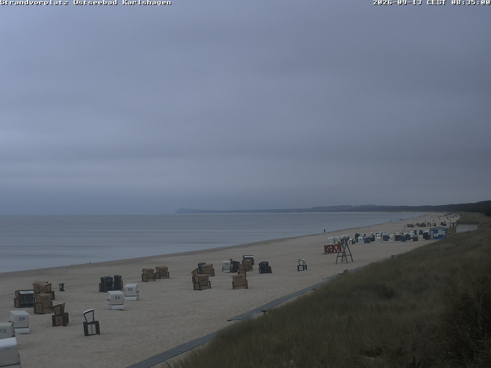 Archiv Foto Webcam Usedom: Strandvorplatz Karlshagen