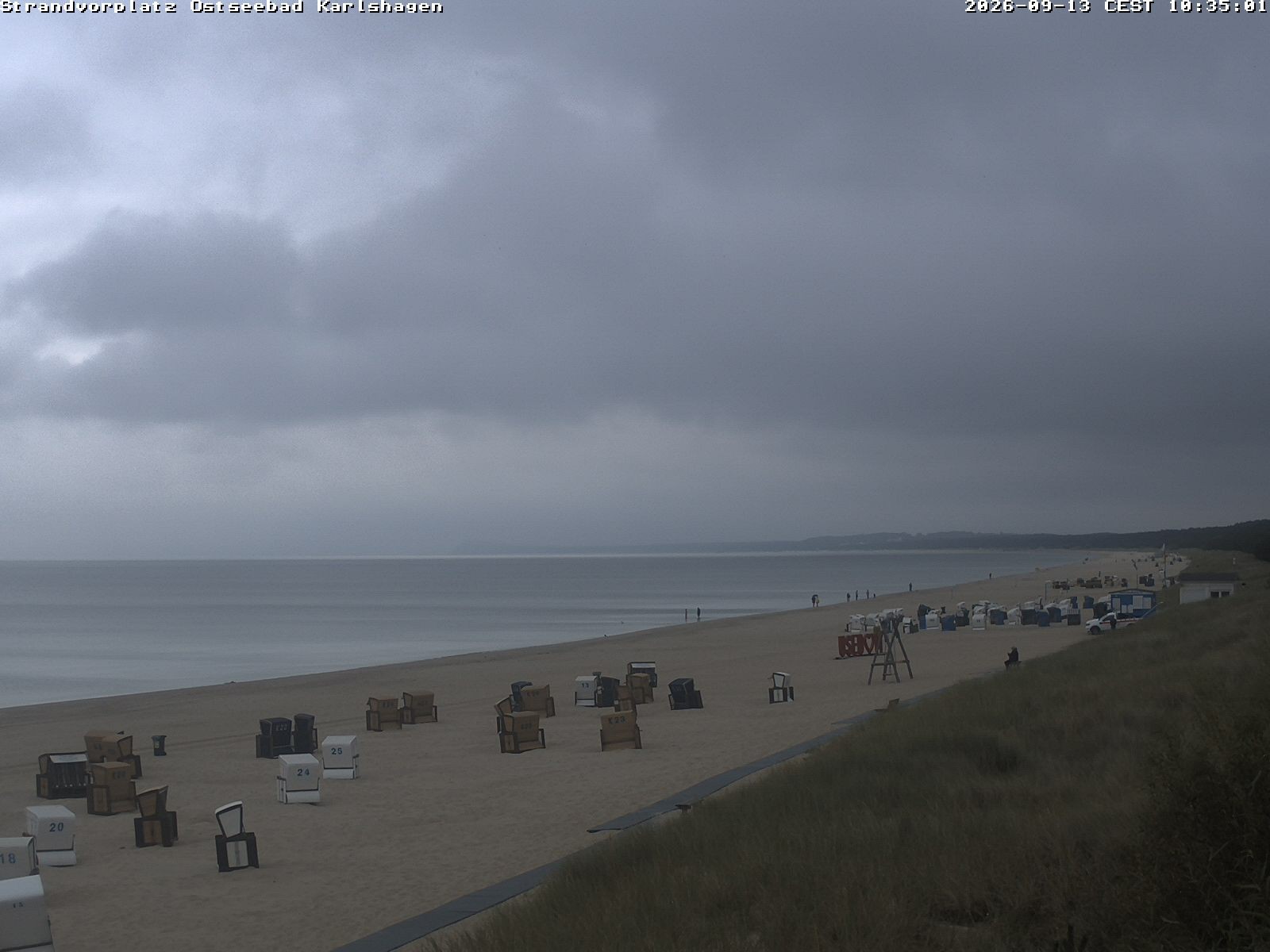 Archiv Foto Webcam Usedom: Strandvorplatz Karlshagen
