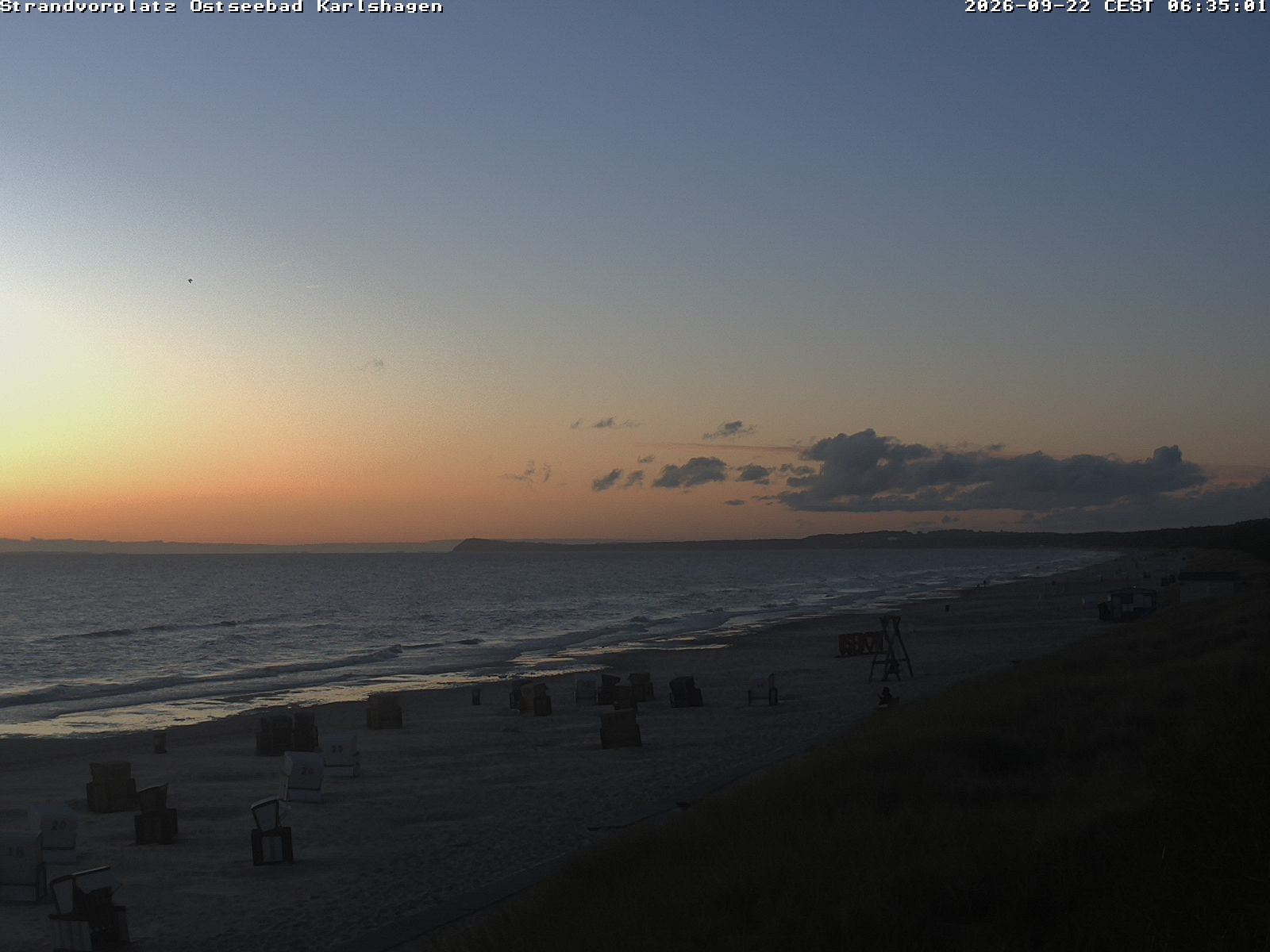 Archiv Foto Webcam Usedom: Strandvorplatz Karlshagen