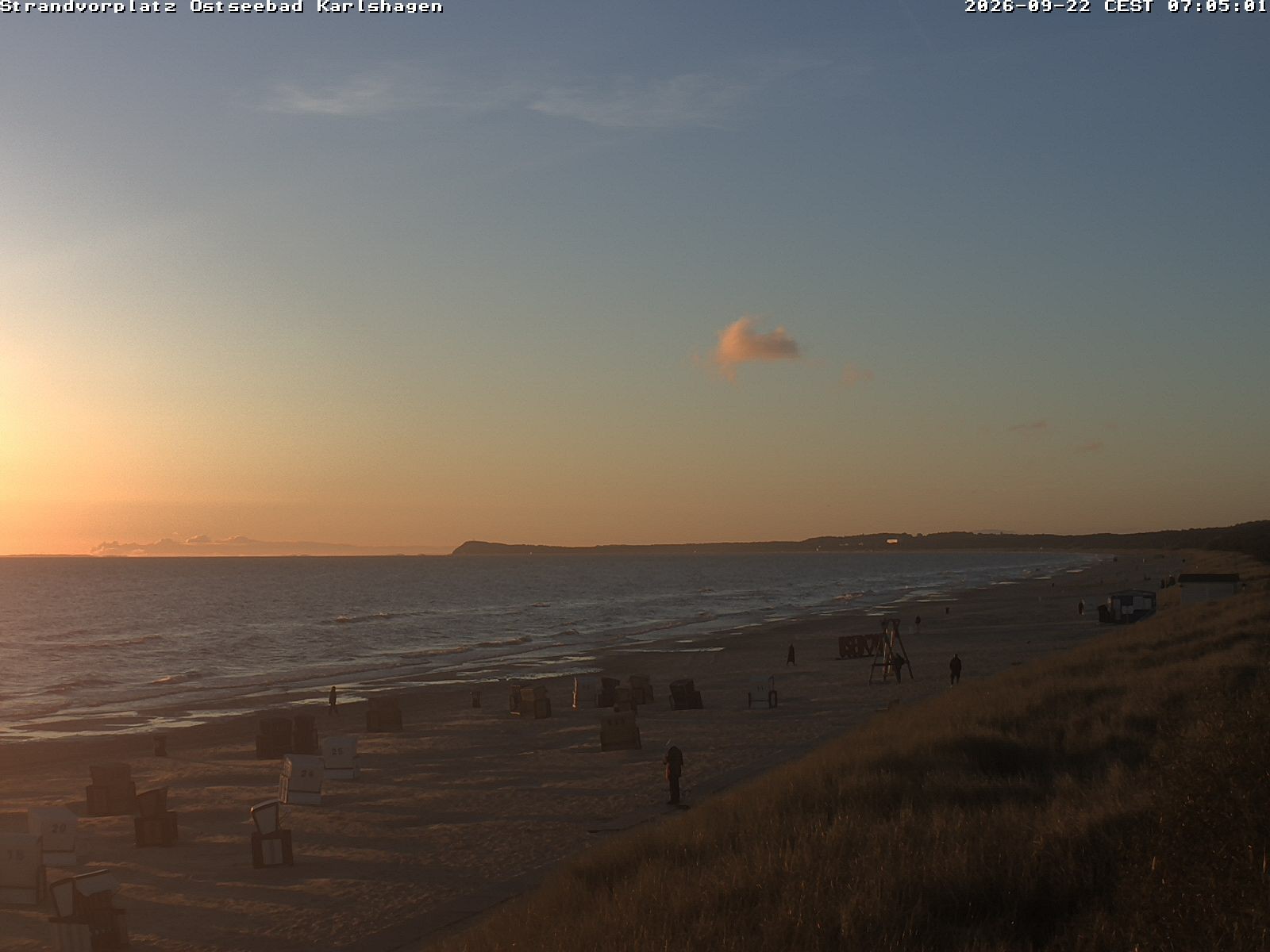 Archiv Foto Webcam Usedom: Strandvorplatz Karlshagen