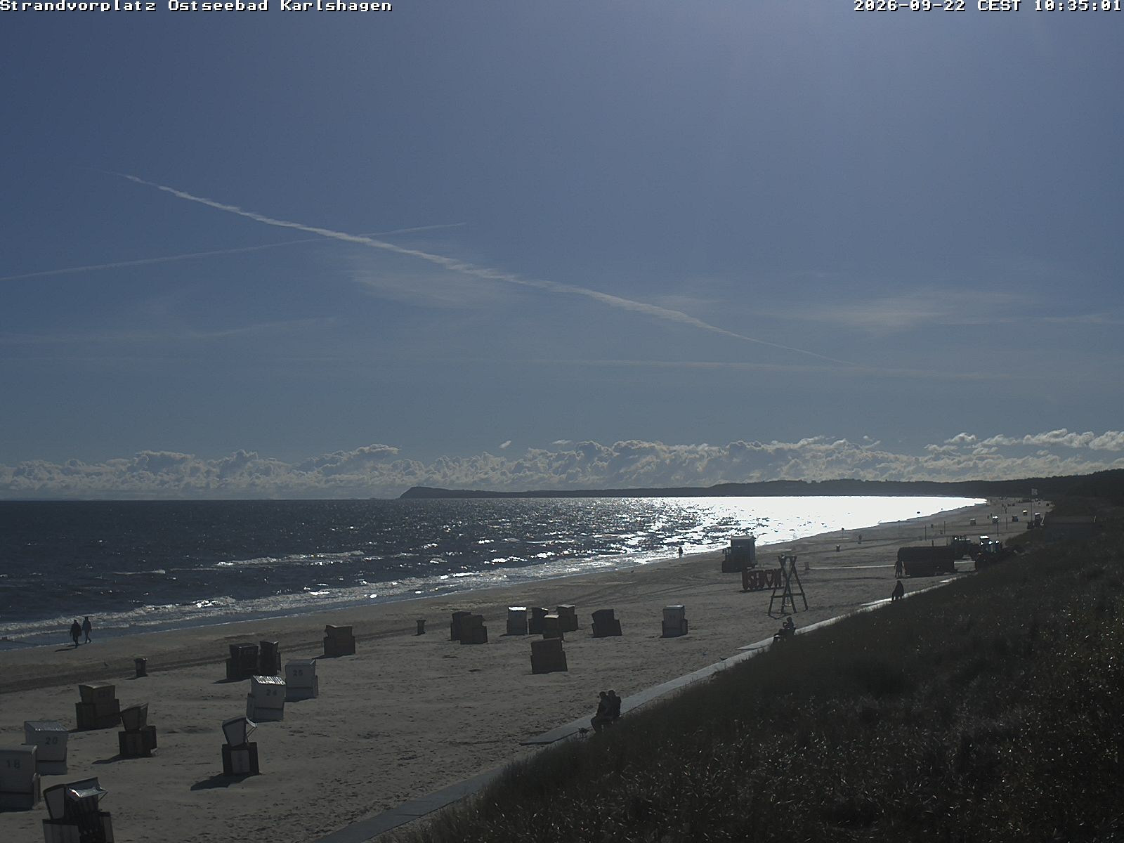 Archiv Foto Webcam Usedom: Strandvorplatz Karlshagen