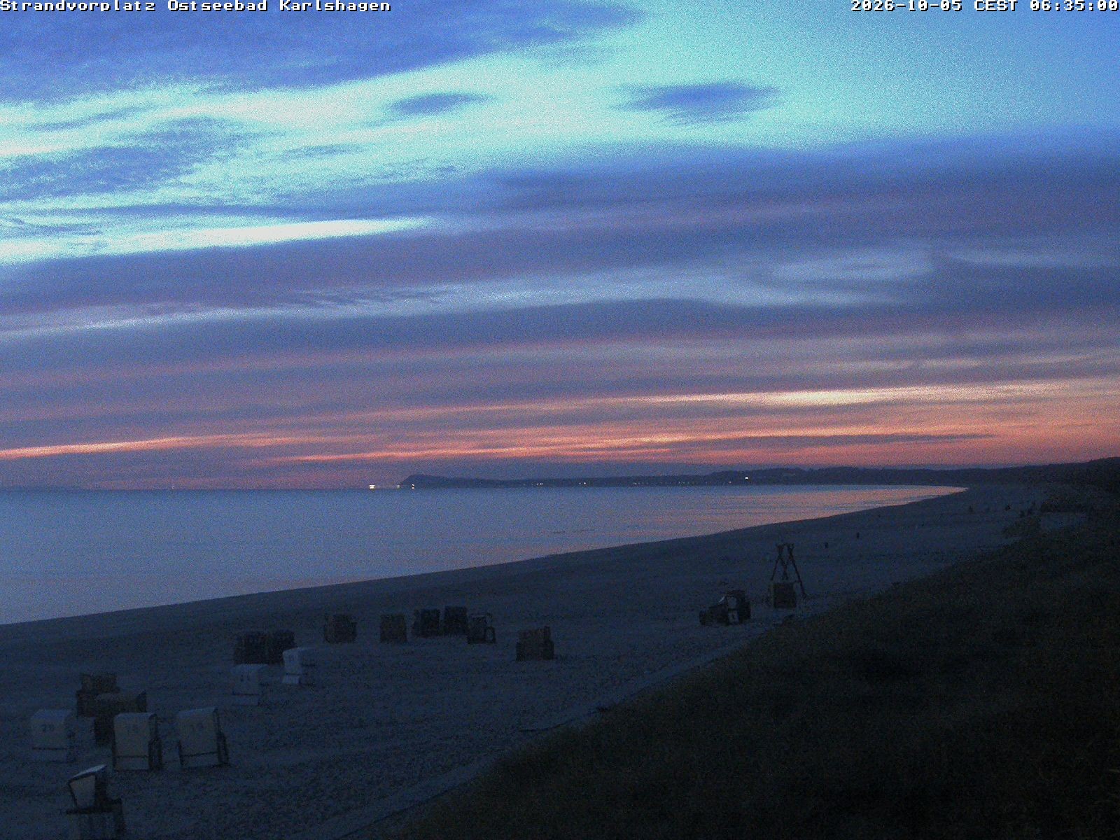 Archiv Foto Webcam Usedom: Strandvorplatz Karlshagen