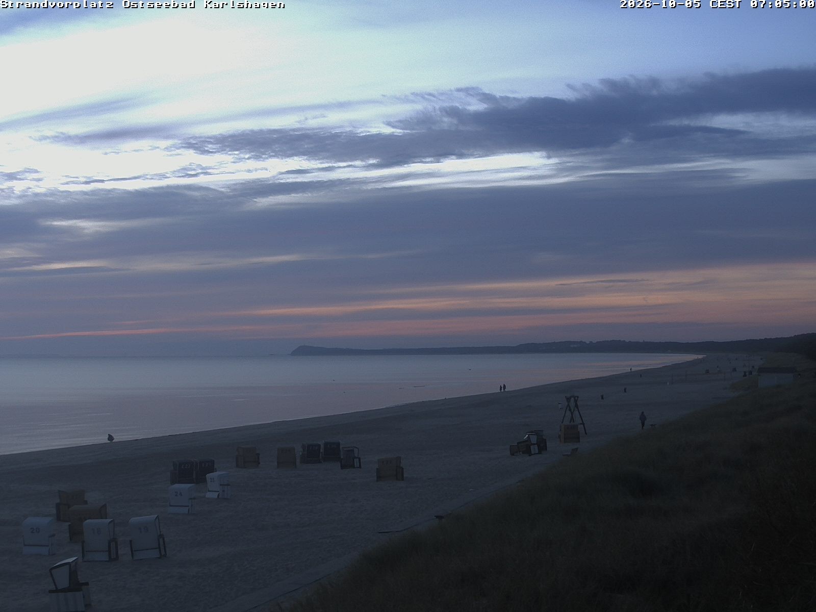 Archiv Foto Webcam Usedom: Strandvorplatz Karlshagen
