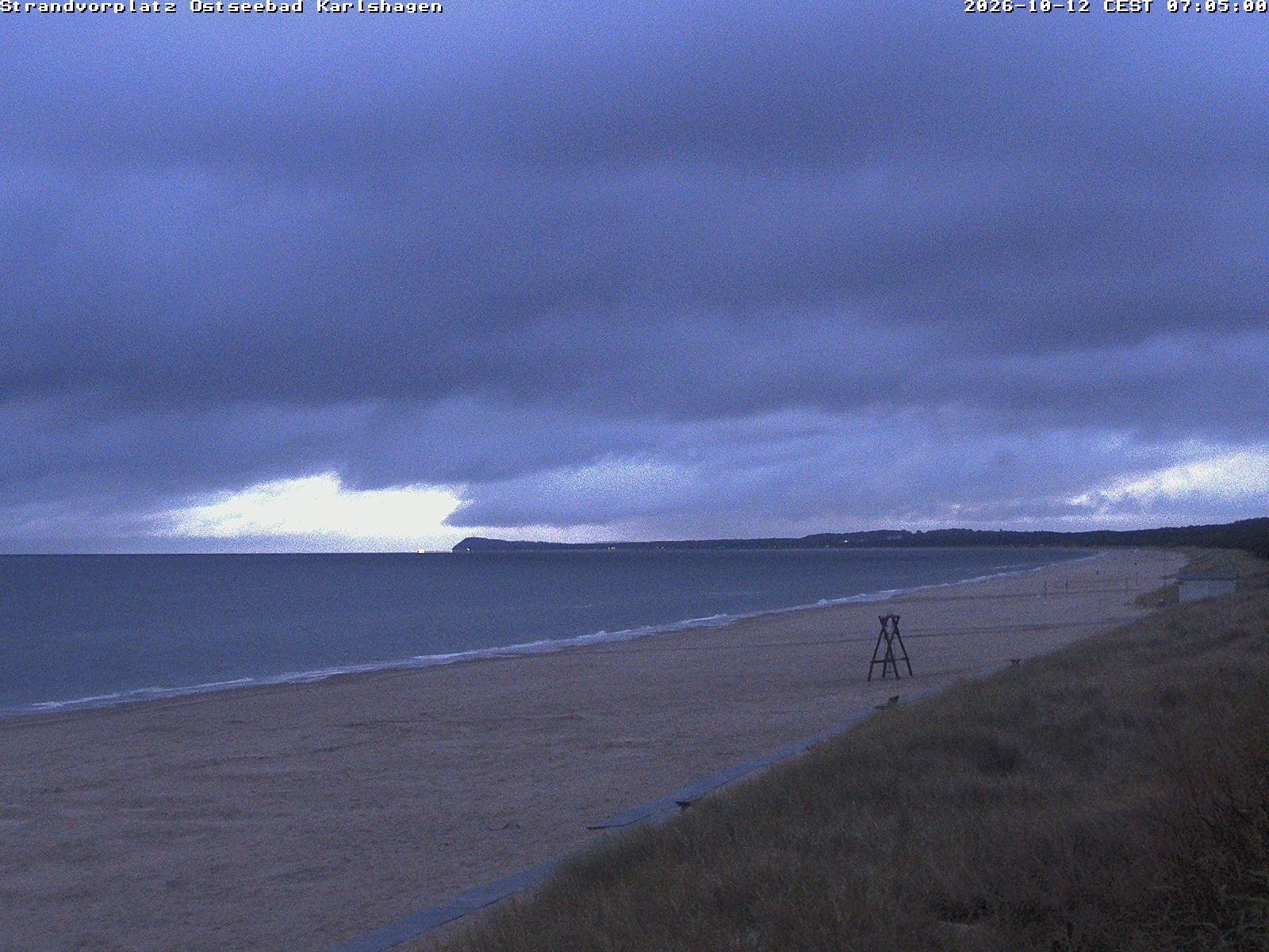 Archiv Foto Webcam Usedom: Strandvorplatz Karlshagen