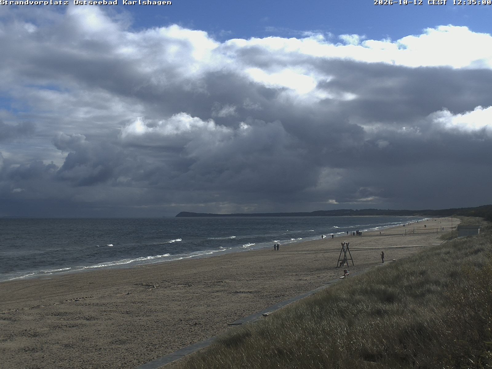 Archiv Foto Webcam Usedom: Strandvorplatz Karlshagen