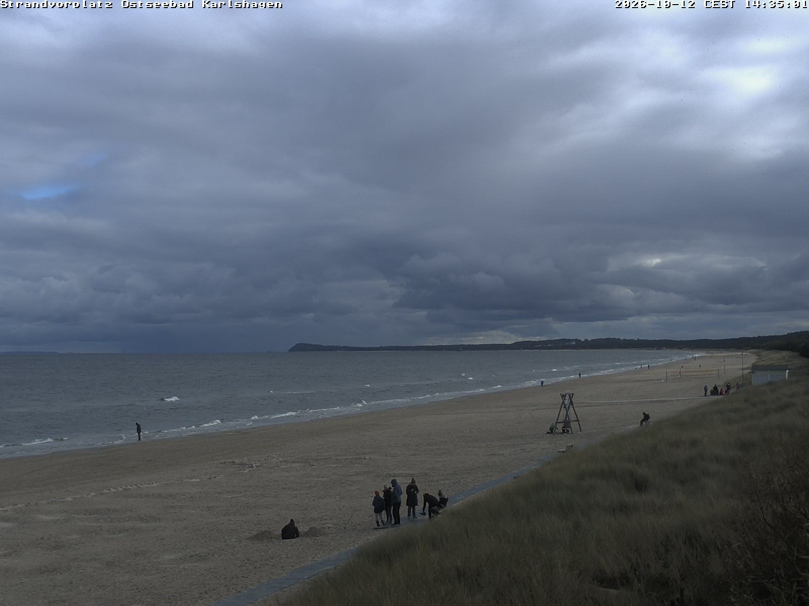 Archiv Foto Webcam Usedom: Strandvorplatz Karlshagen
