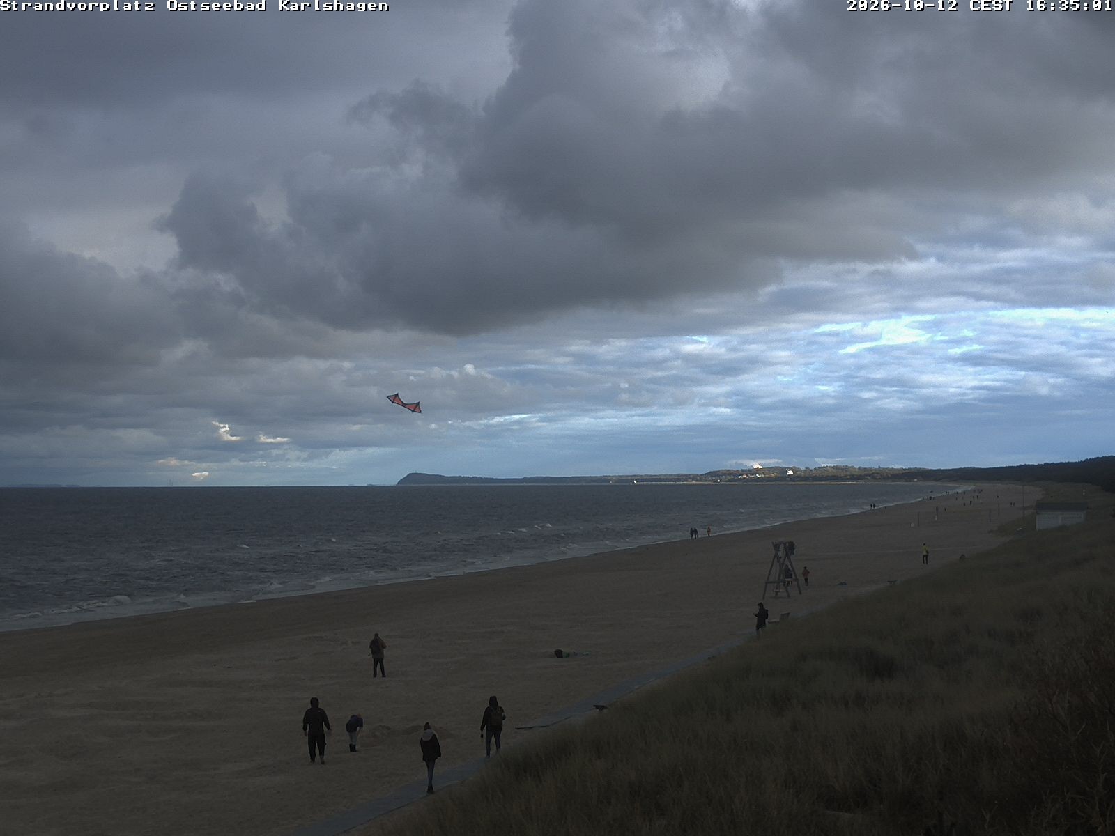 Archiv Foto Webcam Usedom: Strandvorplatz Karlshagen
