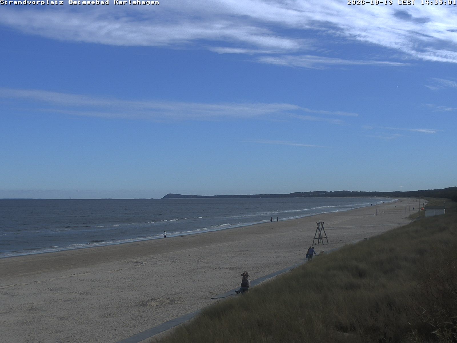 Archiv Foto Webcam Usedom: Strandvorplatz Karlshagen
