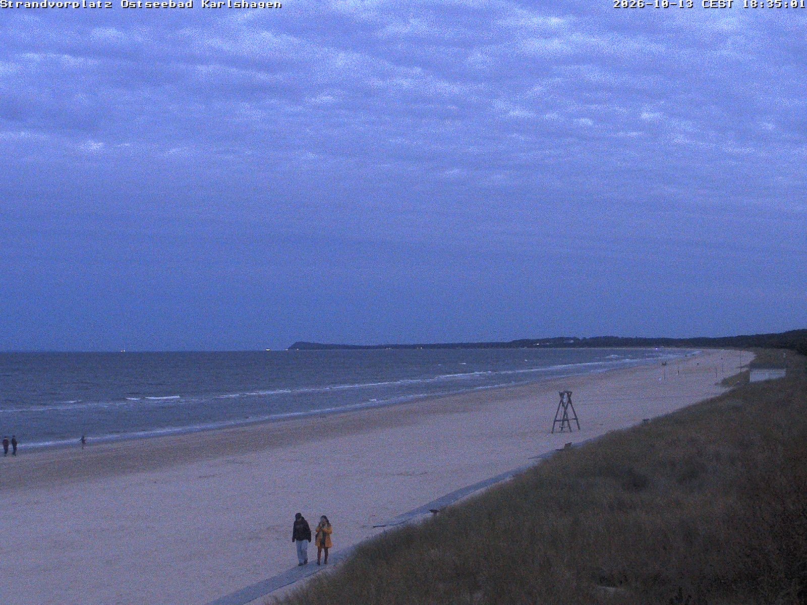 Archiv Foto Webcam Usedom: Strandvorplatz Karlshagen