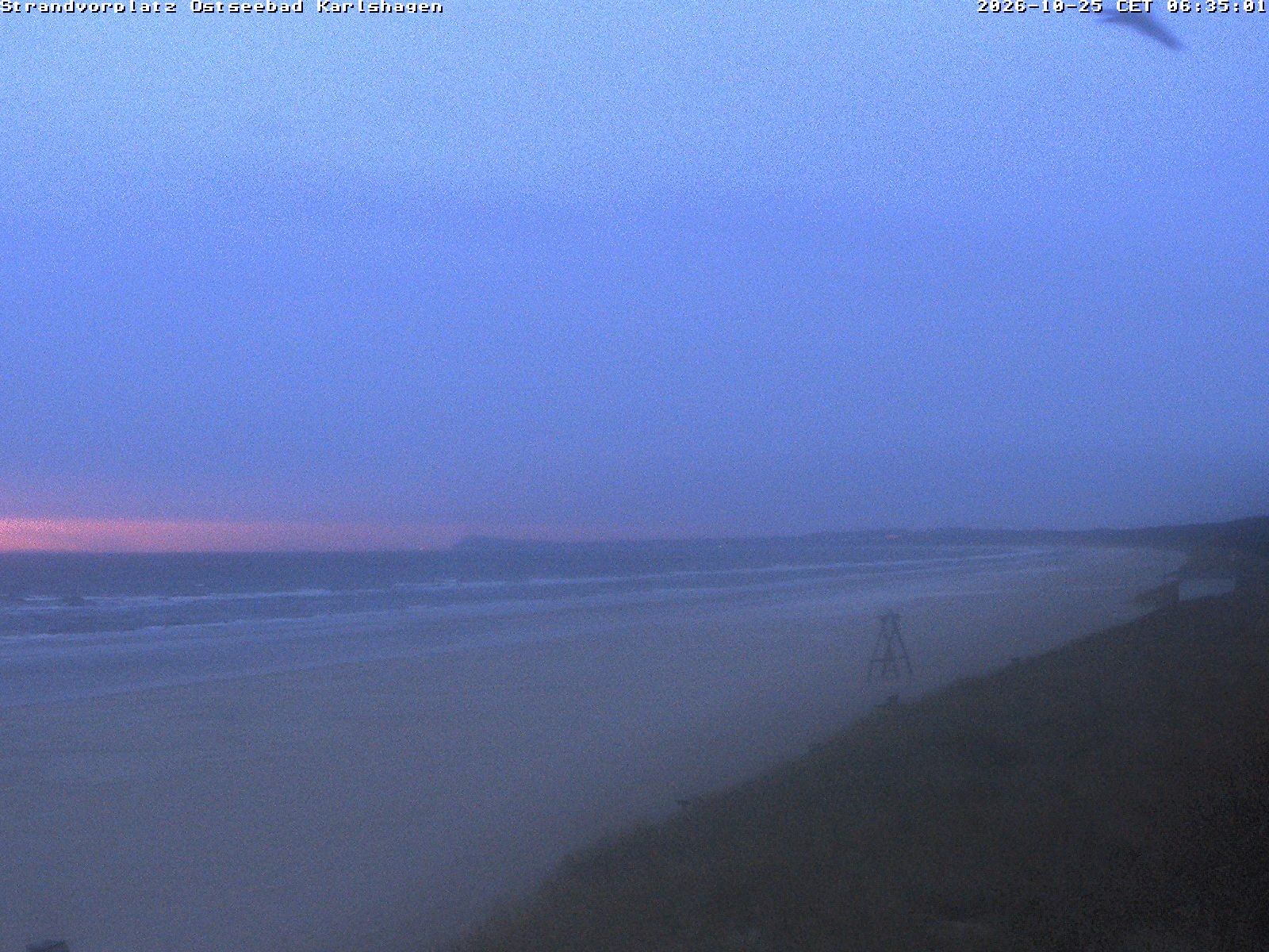Archiv Foto Webcam Usedom: Strandvorplatz Karlshagen
