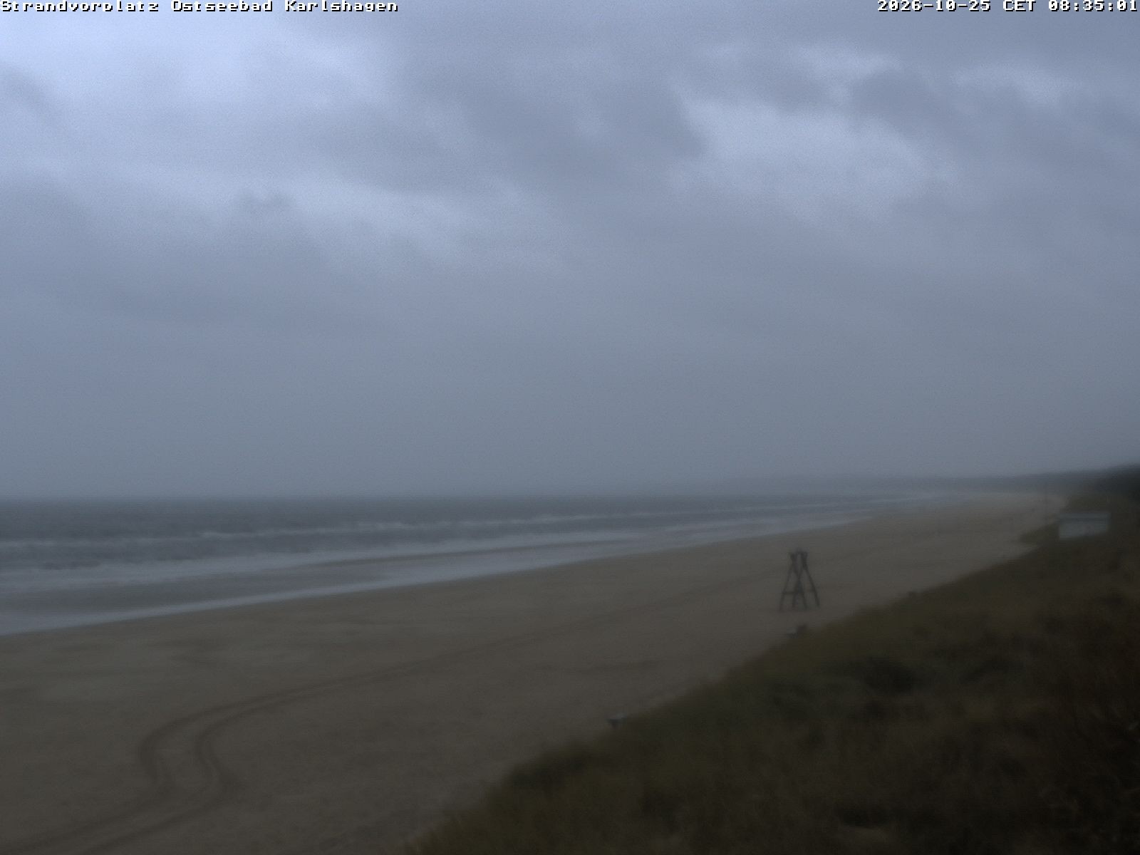 Archiv Foto Webcam Usedom: Strandvorplatz Karlshagen