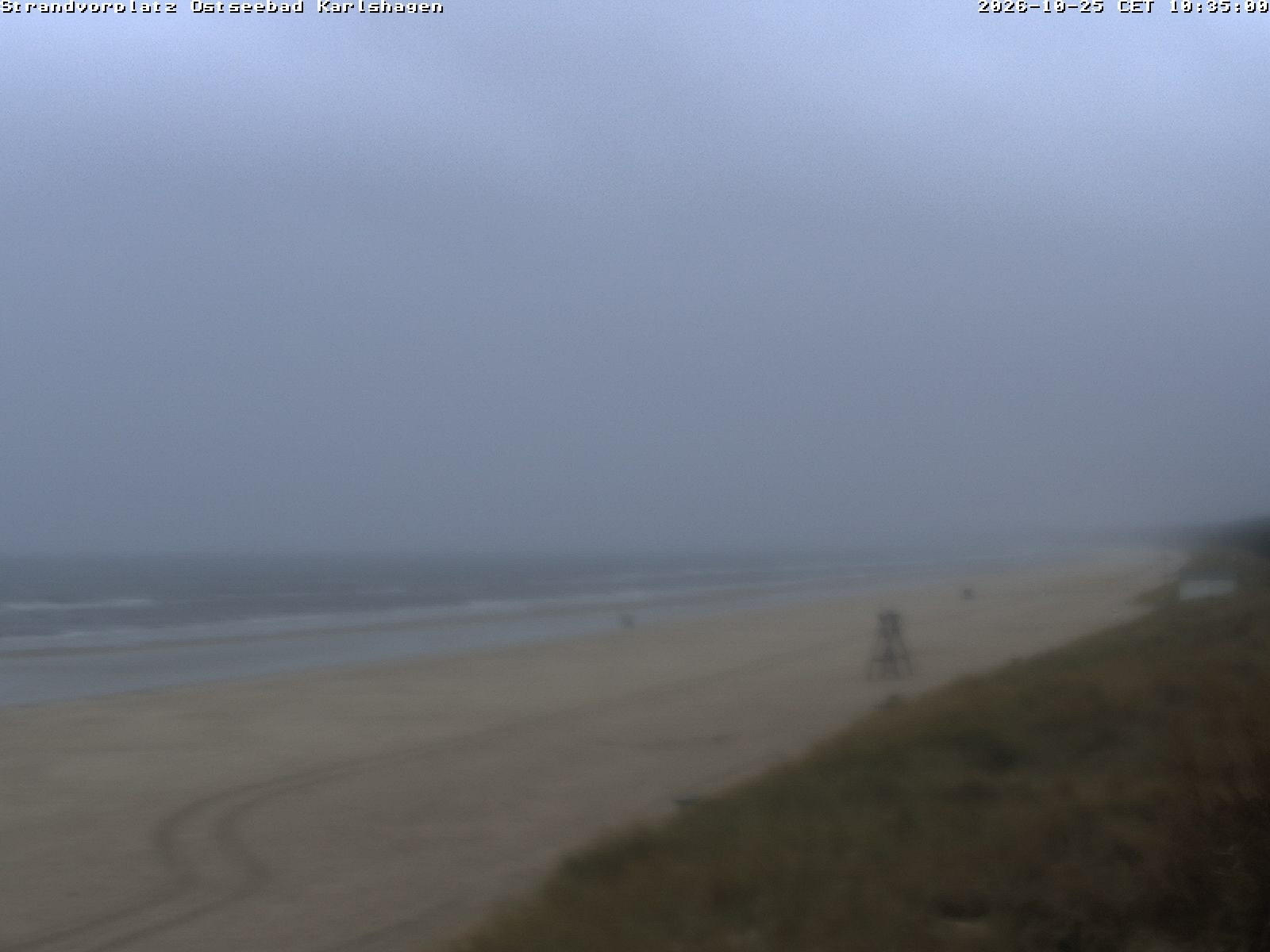 Archiv Foto Webcam Usedom: Strandvorplatz Karlshagen