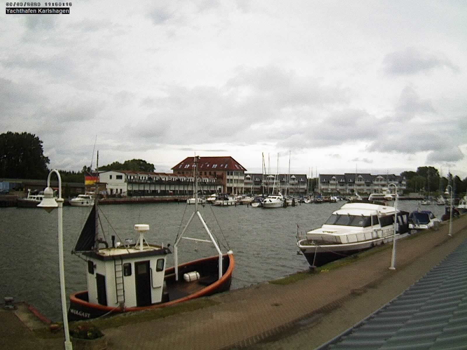 Archiv Foto Webcam Usedom: Yachthafen Karlshagen