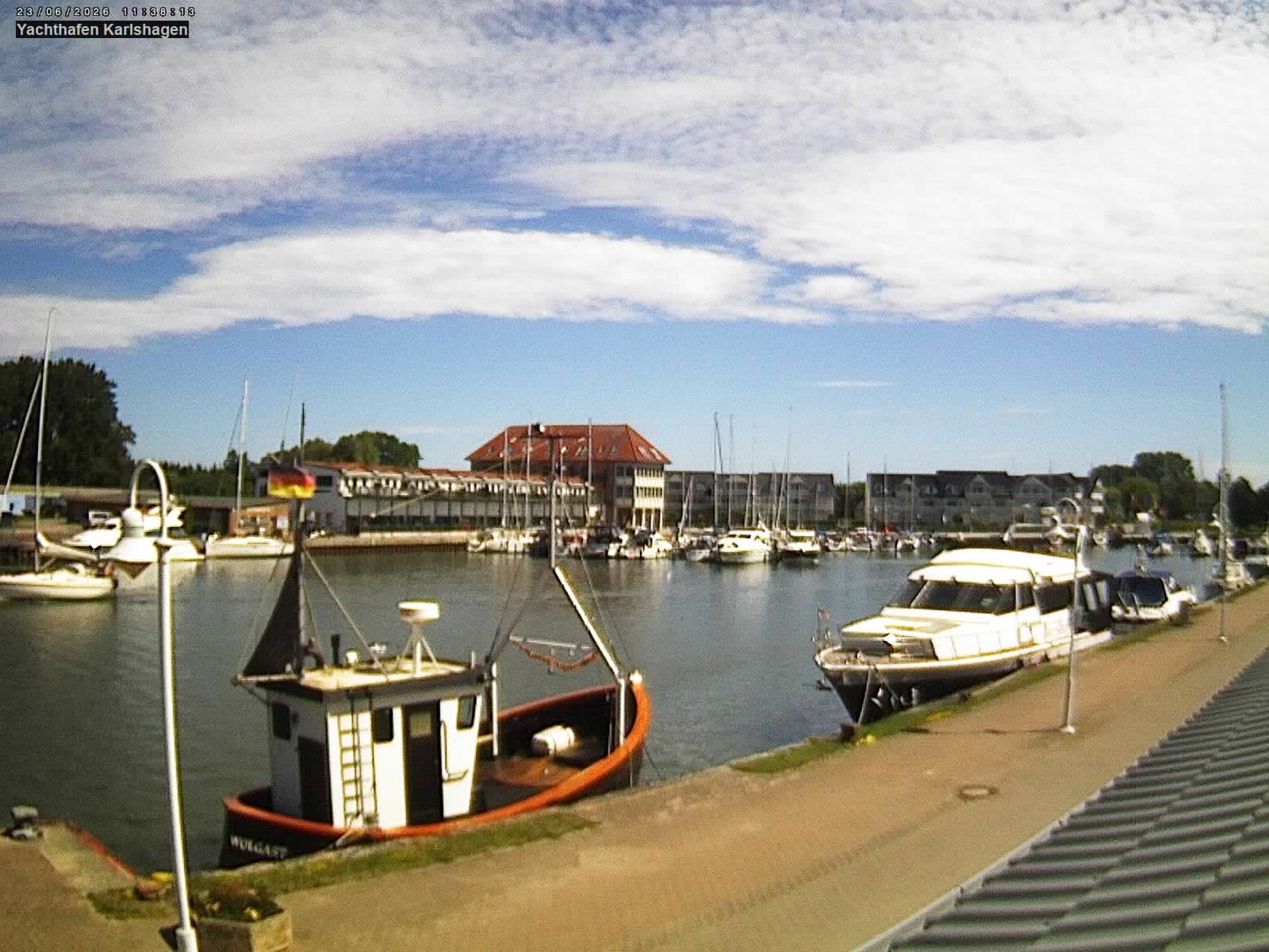 Archiv Foto Webcam Usedom: Yachthafen Karlshagen
