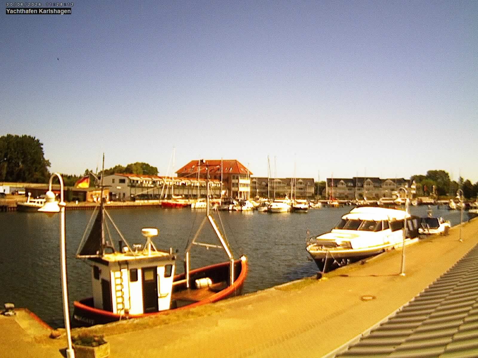 Archiv Foto Webcam Usedom: Yachthafen Karlshagen