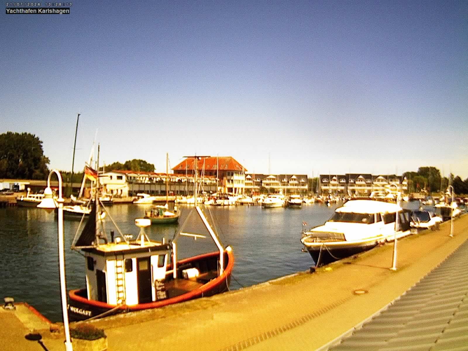 Archiv Foto Webcam Usedom: Yachthafen Karlshagen